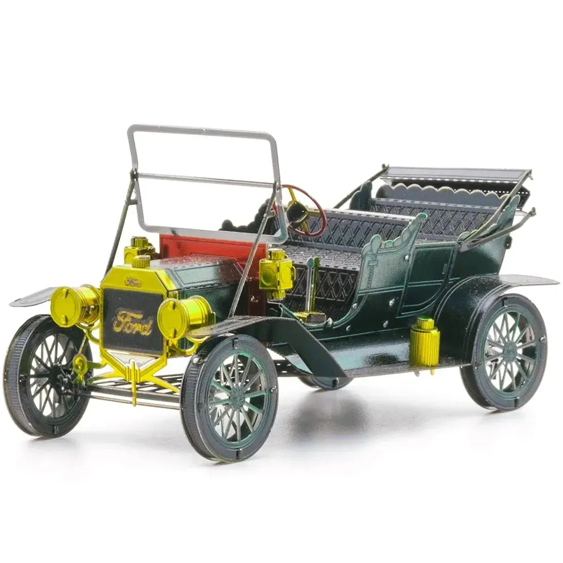 1908 Ford Model T Car Figure Model Kit (1:37 Scale, Steel, Moderate Difficulty) - Fascinations - Metal Earth Series - Image 2