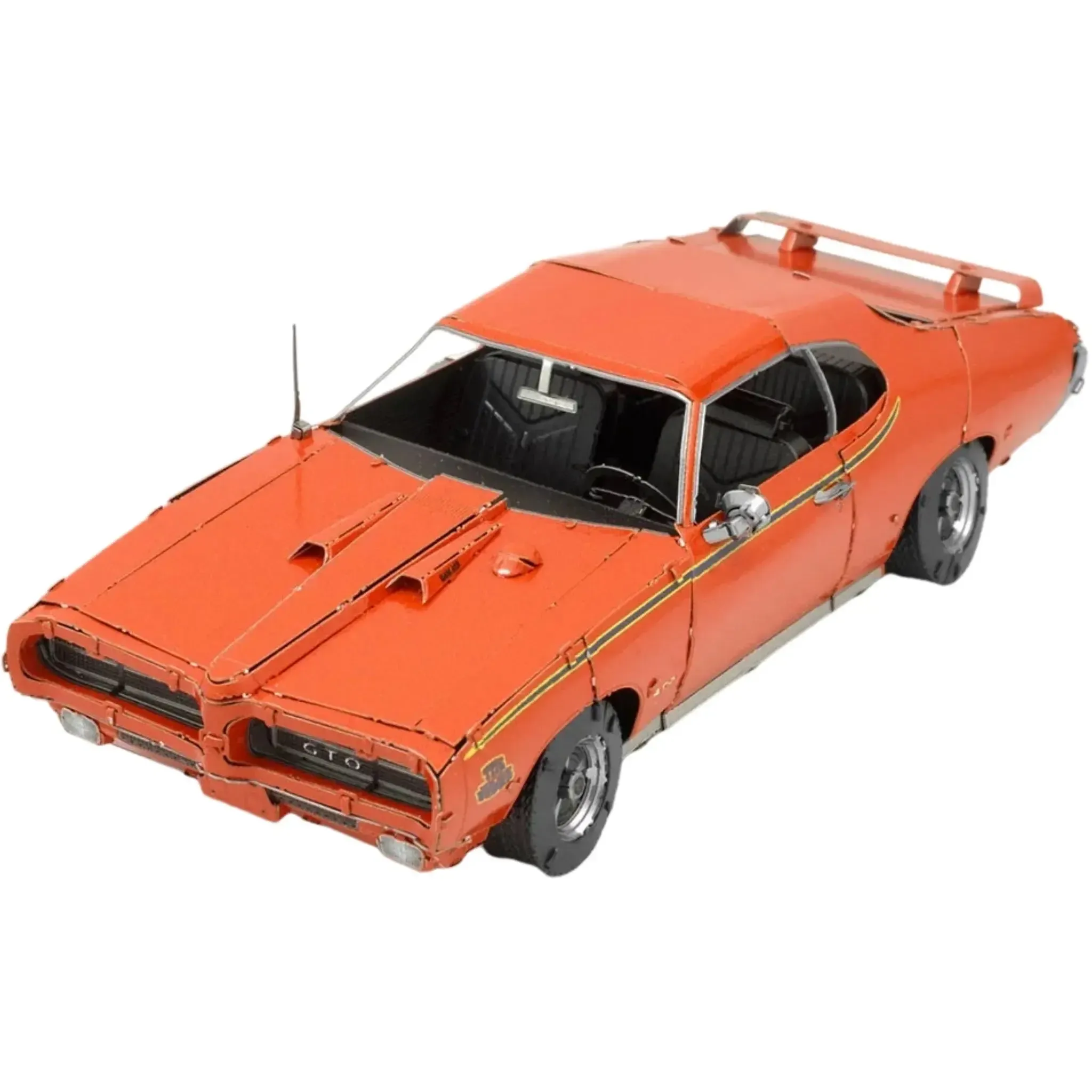 1969 Pontiac GTO Judge Muscle Car Figure Model Kit (1:43 Scale, Steel, Moderate Difficulty) - Fascinations - Metal Earth Series - (2024) - Image 2