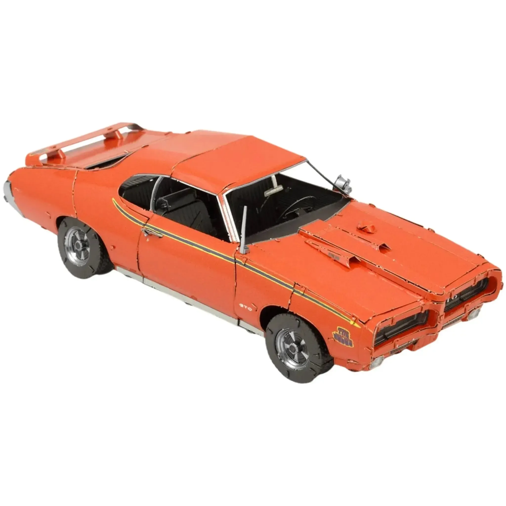 1969 Pontiac GTO Judge Muscle Car Figure Model Kit (1:43 Scale, Steel, Moderate Difficulty) - Fascinations - Metal Earth Series - (2024) - Image 7