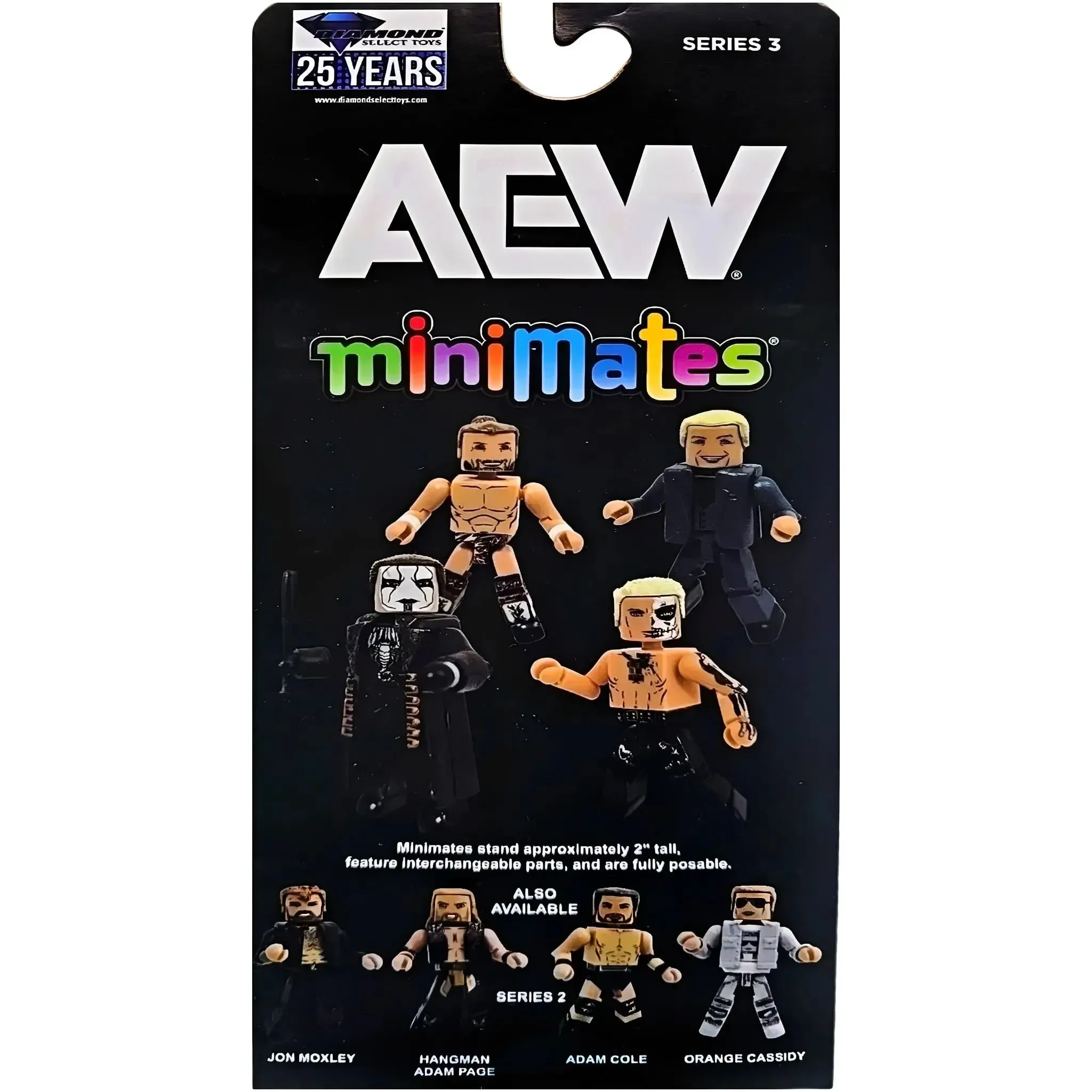 AEW [All Elite Wrestling] - Minimates 4-Pack Action Figure Box Set (Sting, Darby Allin, Bryan Danielson & Ric Flair) - Diamond Select Toys - Series 3 - (2024) - Image 2