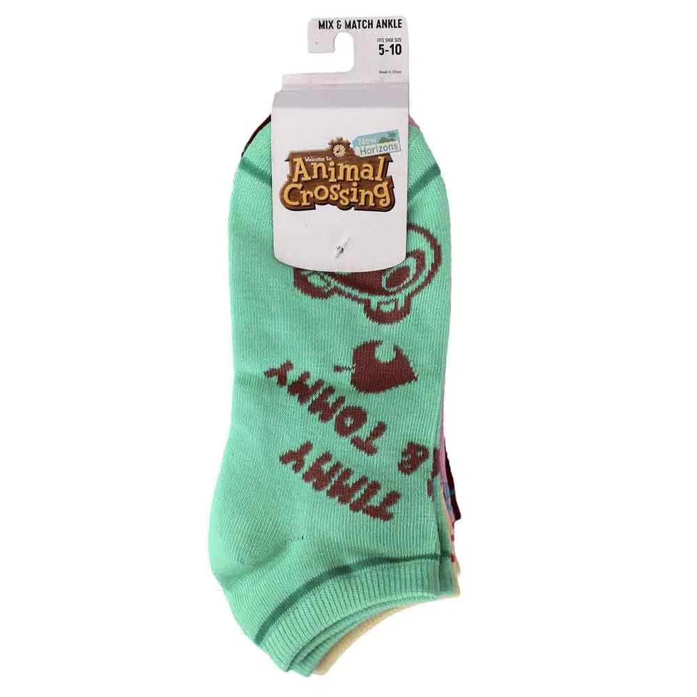 Animal Crossing - Icons Ankle Socks (5 Pairs) - Bioworld - Image 7