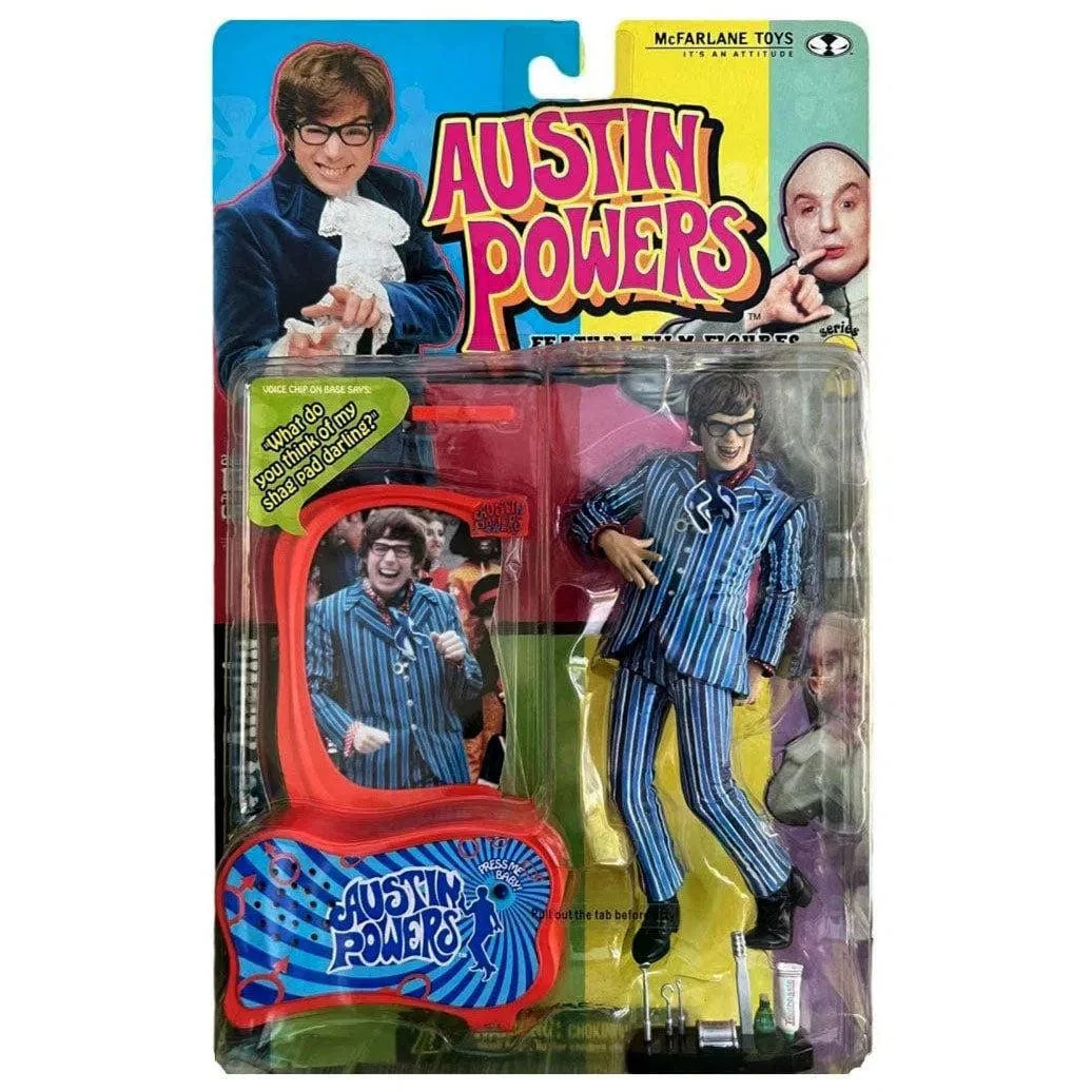 Austin Powers - Carnaby Street Austin Action Figure (6") - McFarlane Toys - Series 2 (2000)