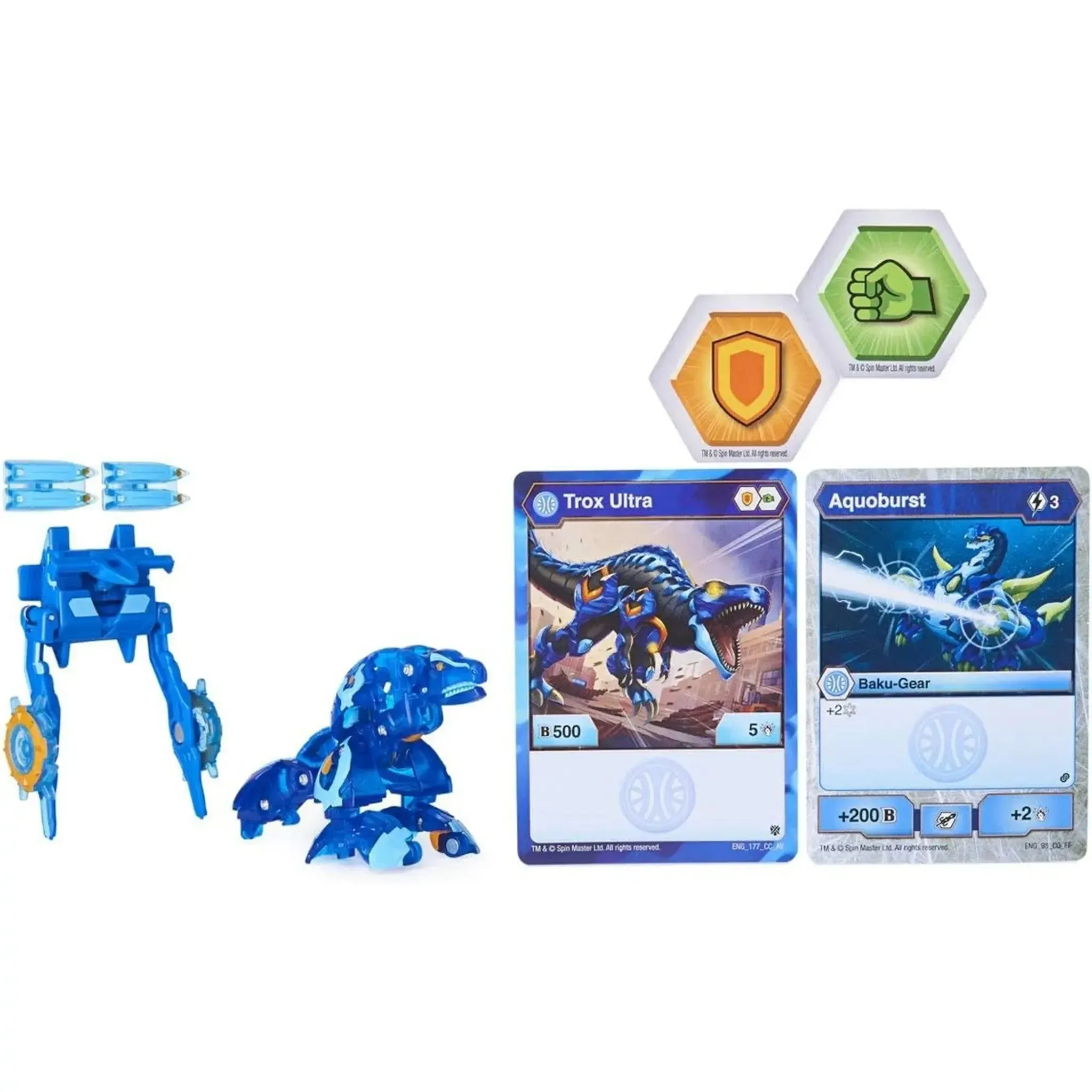 Bakugan: Armored Alliance - Trox Ultra Bakugan Toy with Baku-Gear - Spin Master - Baku-Gear Series - Image 2