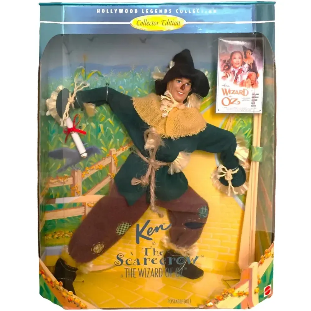 Barbie [The Wizard of Oz] - Ken as the Scarecrow Doll (12", Collector Edition) - Mattel - Hollywood Legends Collection (1996)