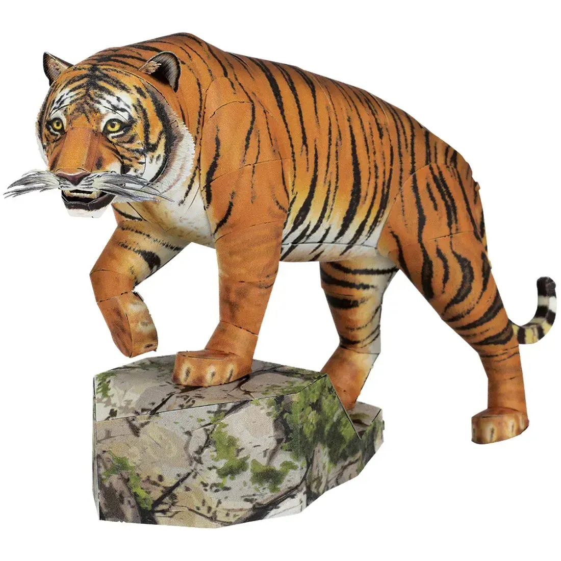 Bengal Tiger Figure Model Kit (Steel, Moderate Difficulty) - Fascinations - Metal Earth Series - Image 2
