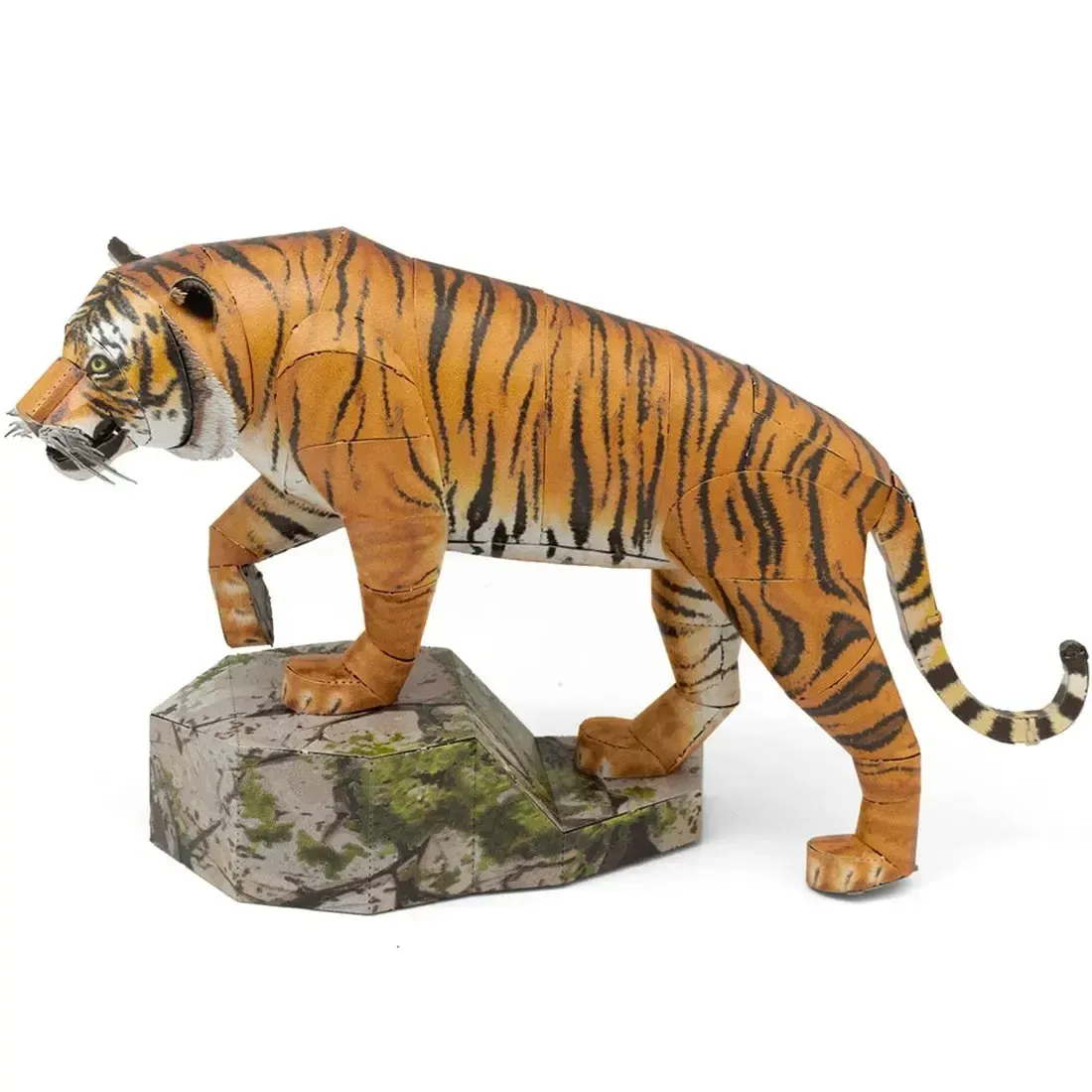 Bengal Tiger Figure Model Kit (Steel, Moderate Difficulty) - Fascinations - Metal Earth Series - Image 4