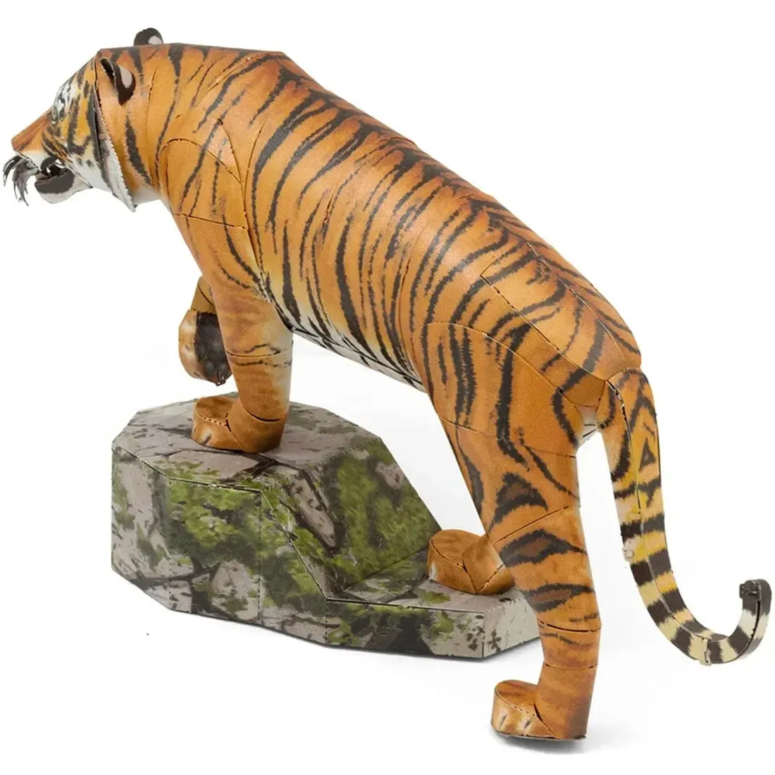 Bengal Tiger Figure Model Kit (Steel, Moderate Difficulty) - Fascinations - Metal Earth Series - Image 5