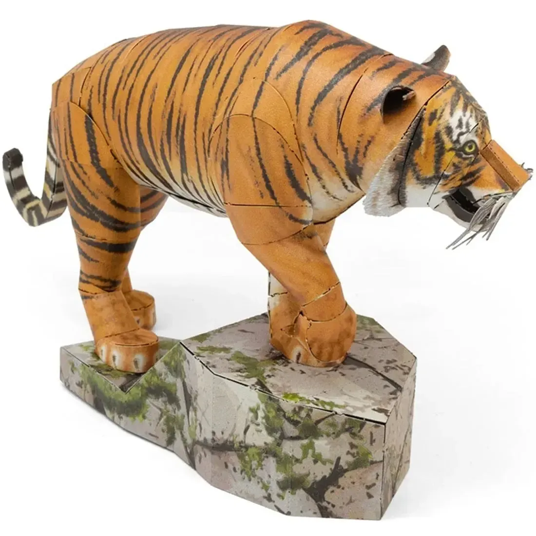 Bengal Tiger Figure Model Kit (Steel, Moderate Difficulty) - Fascinations - Metal Earth Series - Image 7