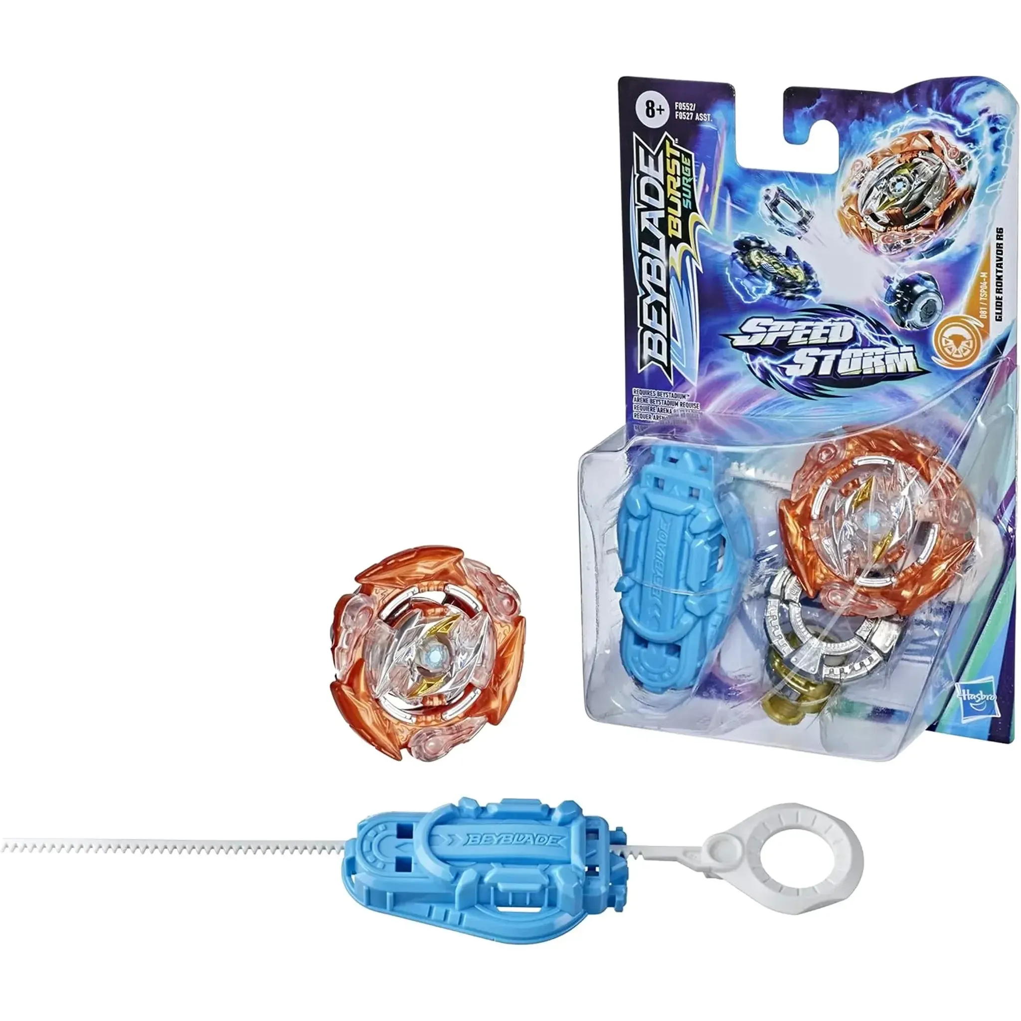 Beyblade Burst Surge - Glide Roktavor R6 Spinning Battle Top Toy - Hasbro - Speed Storm Series - (2021) - Image 2