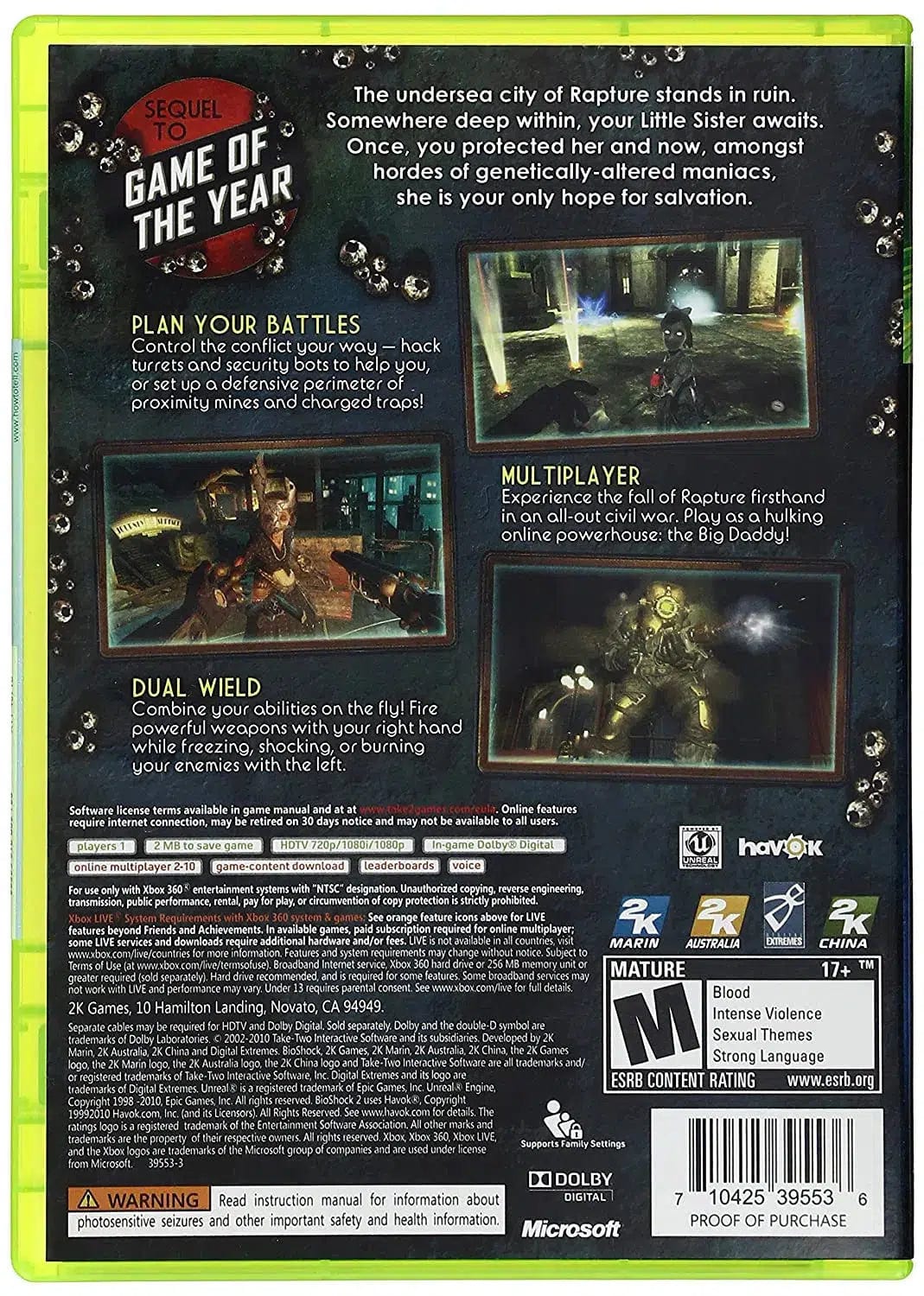 Bioshock 2 - Xbox 360 - Image 3