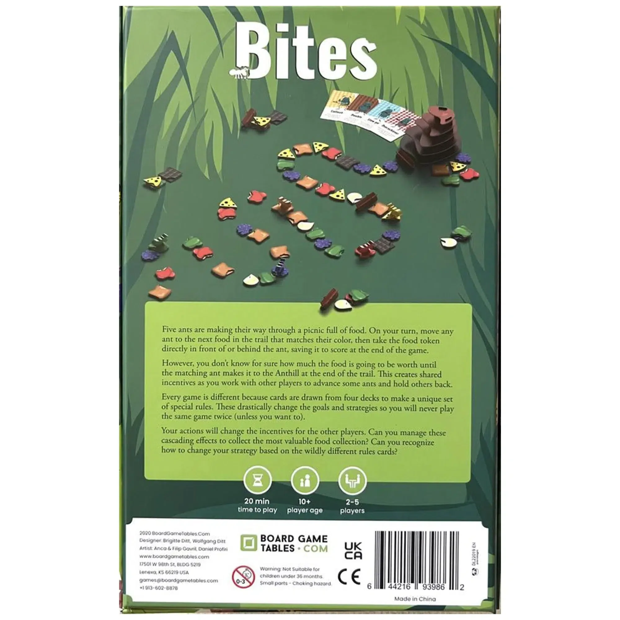 Bites - Strategy Ants Board Game for Family, Adults, and Children (2-5 Players, Ages 10+) - Allplay - Image 3
