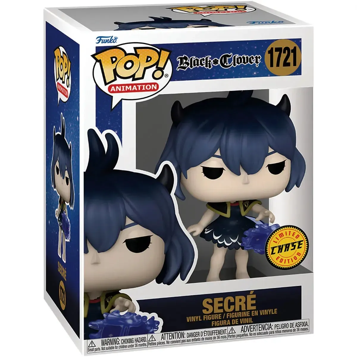 Black Clover - Secré Swallowtail with Black Bulls Cloak Chase Version Figure (4.45") - Funko - Pop! Animation Series (1721)