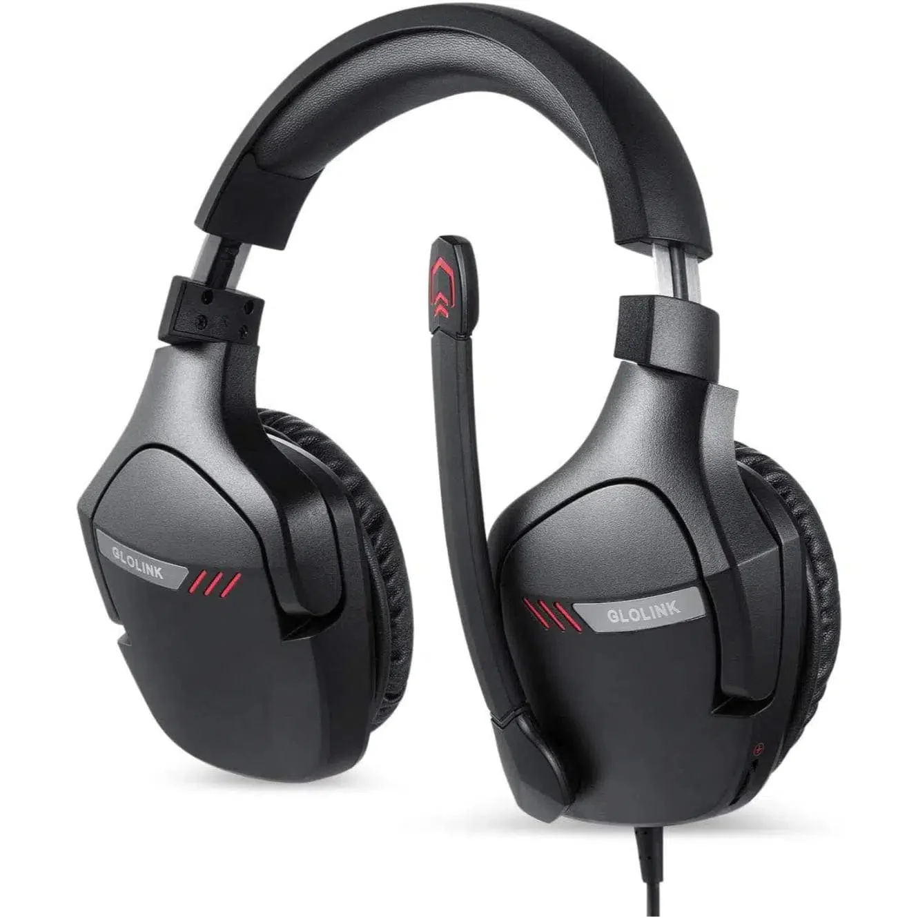 Black Stinger Wired Gaming Headset (Black) - GLOLINK - Image 6