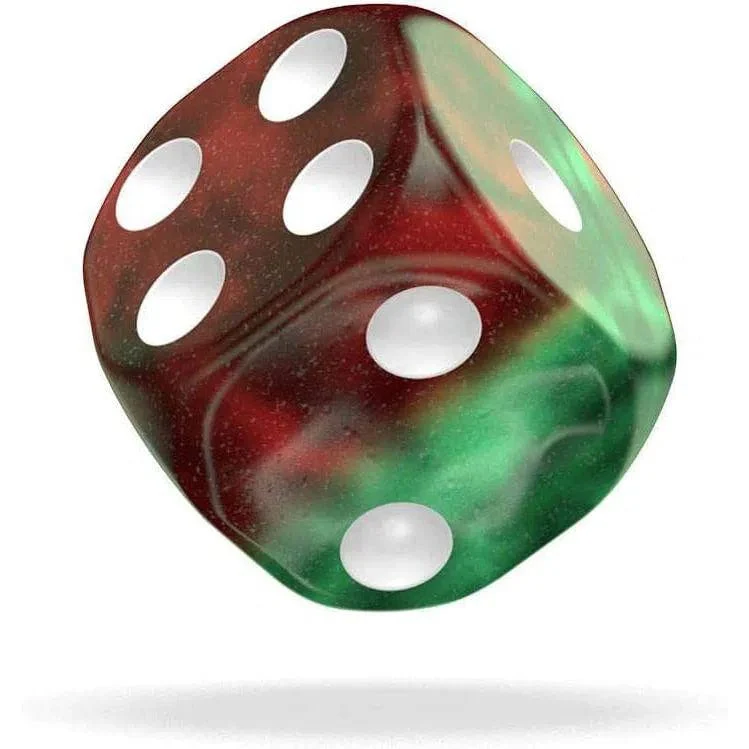Bloody Jungle D6 Dice Set (36 Dice, 12mm, Red & Green) - Oakie Doakie Dice - Image 4
