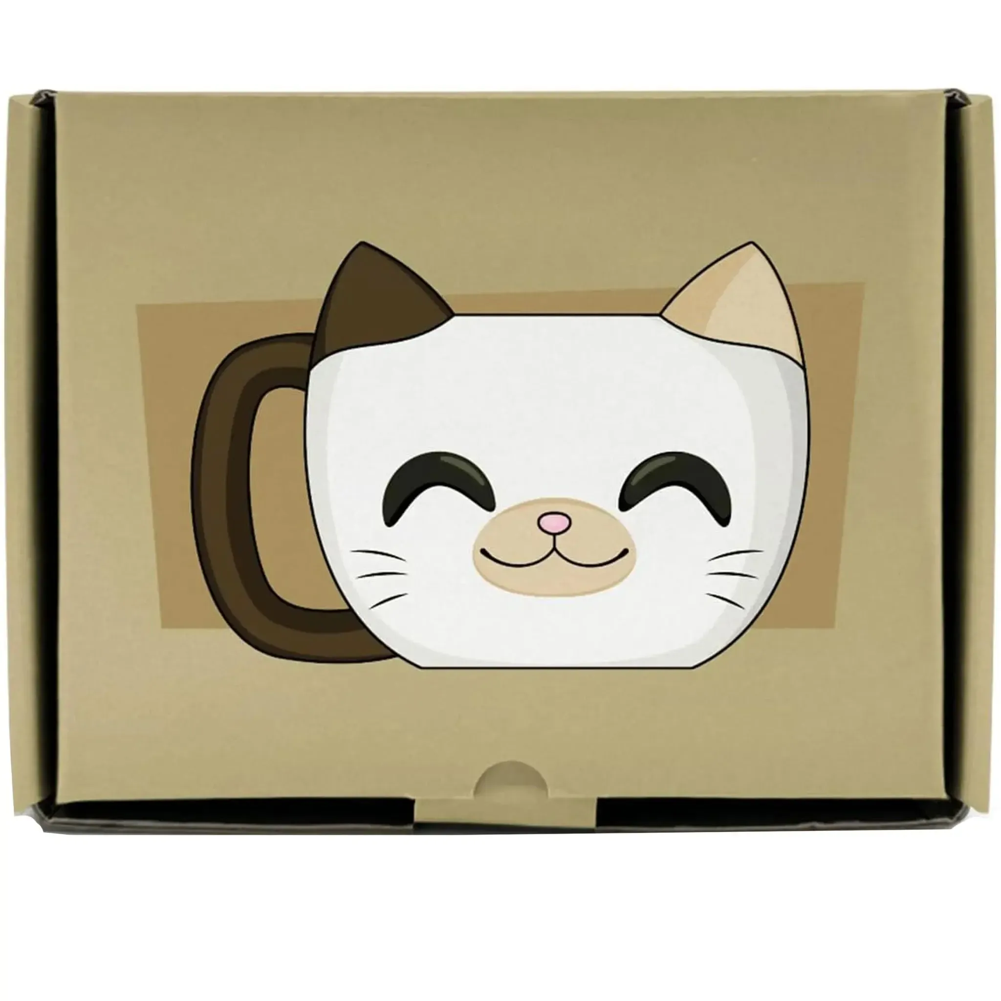 Calico Cat Sculpted Mug (Ceramic, 8 oz.) - Youtooz - Image 2