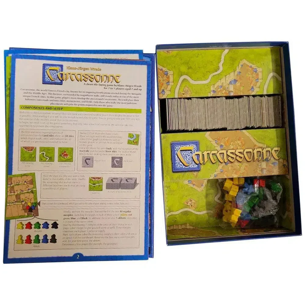 Carcassonne -Tile Placement Civilization Board Game for Family, and Adults (2-5 Players, Ages 8+) - Hans im Gluck - Image 4