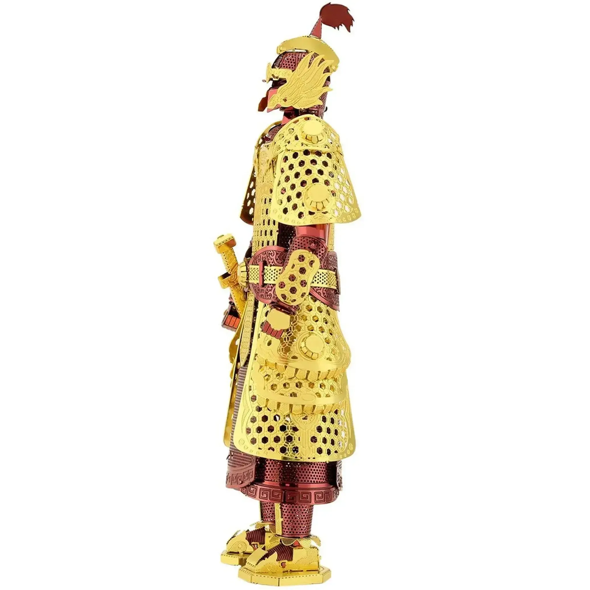 Chinese Ming Warrior Armor Figure Model Kit (Steel, Moderate Difficulty) - Fascinations - Metal Earth Series - (2022) - Image 5