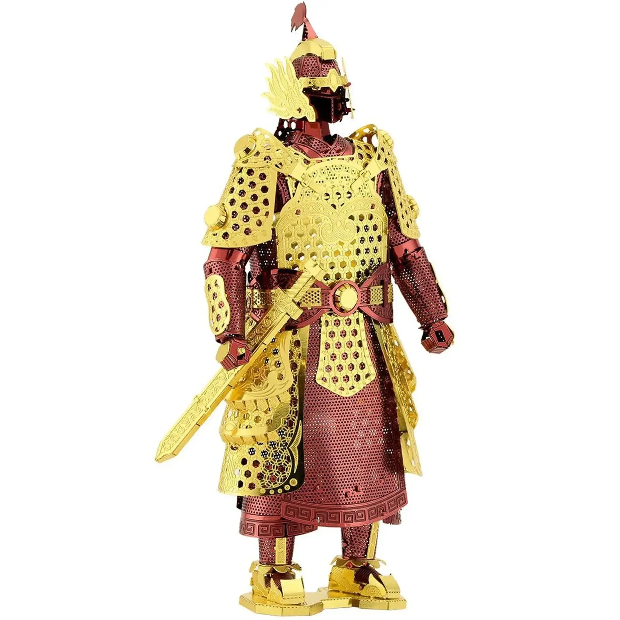 Chinese Ming Warrior Armor Figure Model Kit (Steel, Moderate Difficulty) - Fascinations - Metal Earth Series - (2022) - Image 8