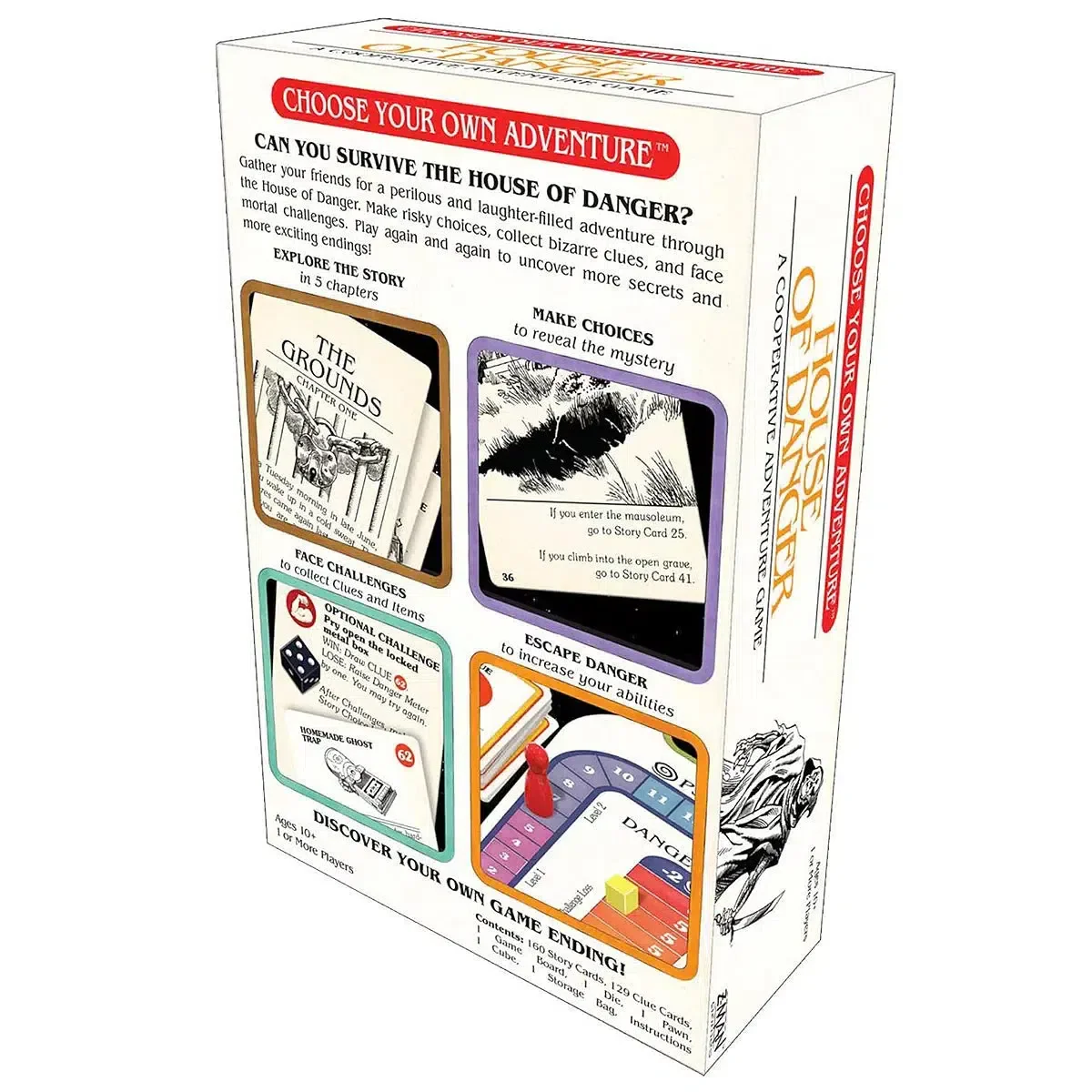 Choose Your Own Adventure: House of Danger - Adventure Mystery Board Game for Family, and Adults (1+ Players, Ages 10+) - Z-Man Games - Image 3
