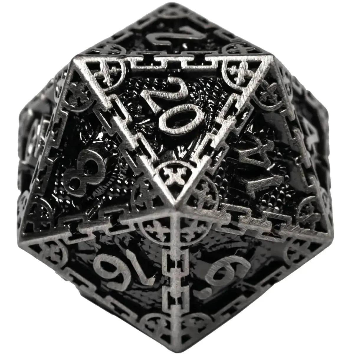 Citadel Metal Dice Set (7 Dice, Polyhedral) - Game Master Dice - Image 4