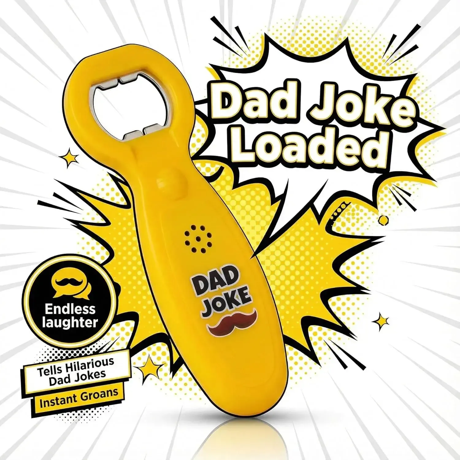 Dad Joke Bottle Opener | Funny Dad Jokes Gift for Dad | Fathers Day Gifts, Dad Birthday Gift from Daughter Son | Gag Gifts for Men, White Elephant Gifts for Adults - Image 17