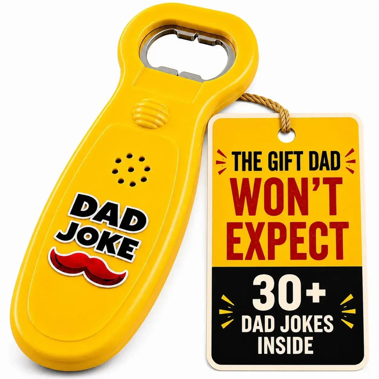 Dad Joke Bottle Opener | Funny Dad Jokes Gift for Dad | Fathers Day Gifts, Dad Birthday Gift from Daughter Son | Gag Gifts for Men, White Elephant Gifts for Adults - Image 25