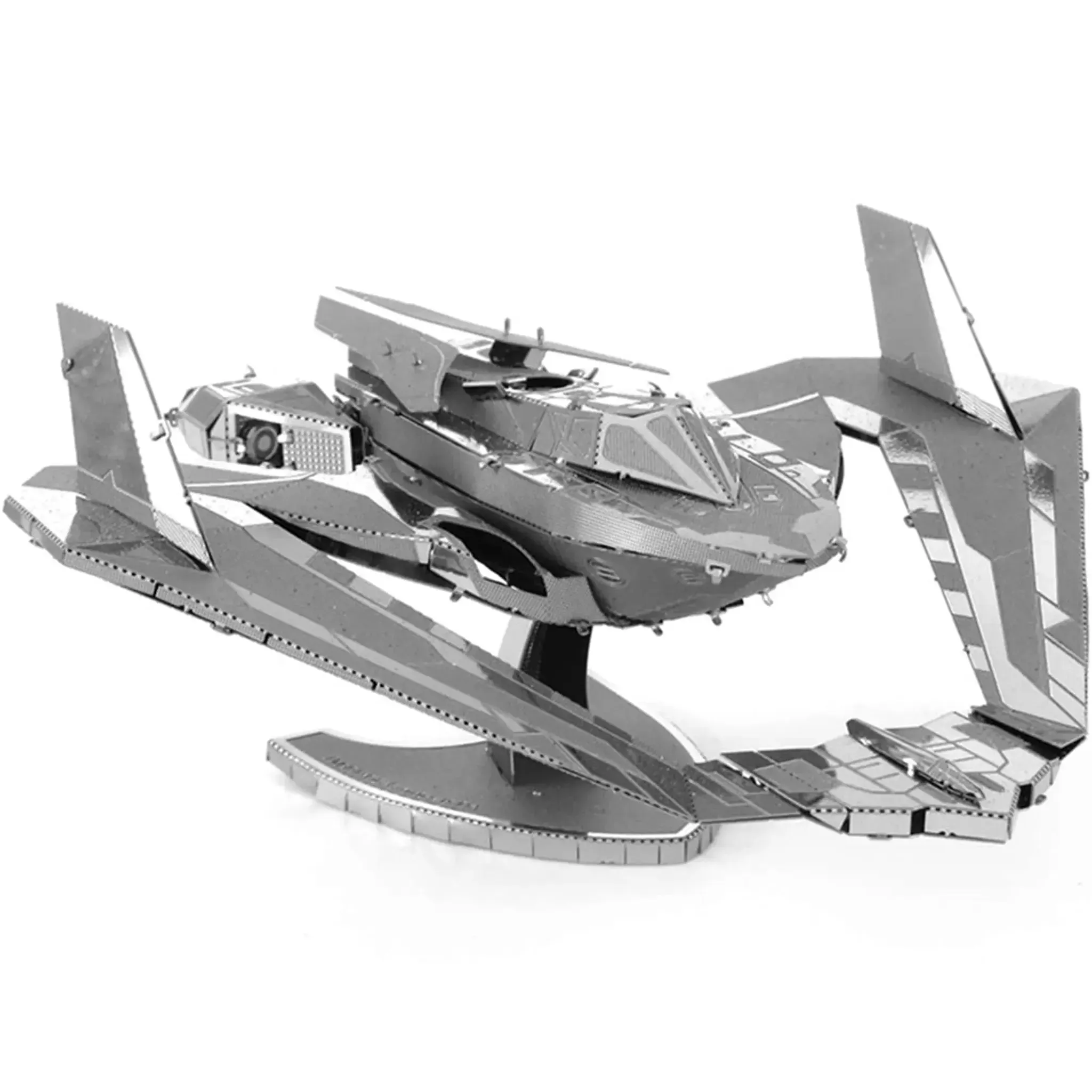 DC Comics [Batman v. Superman: Dawn of Justice] - Batwing Ship Figure Model Kit (Steel, Challenging Difficulty) - Fascinations - Metal Earth Series - Image 5