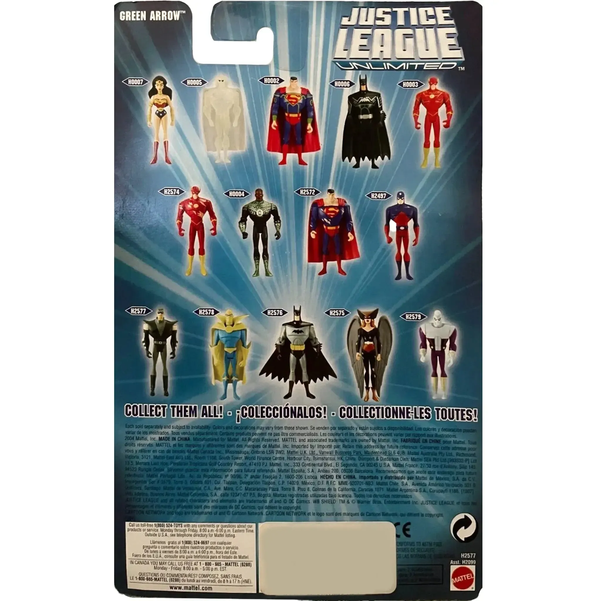 DC Comics - Green Arrow Action Figure (4.5") - Mattel - Justice League Unlimited Series - (2004) - Image 2