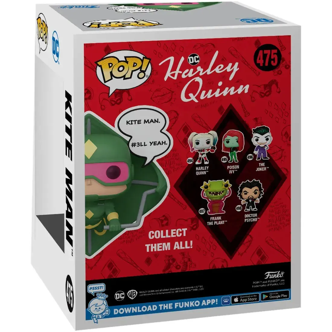 DC Comics [Harley Quinn (TV series)] - Deluxe Kite Man Figure (5", Limited Edition 1 of 25,000) - Funko - Pop! Series (475), PREVIEWS Exclusive - Image 3