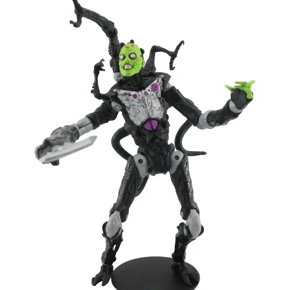 DC Comics [Superman: Ghosts of Krypton] - Brainiac Action Figure with Comic Book (7", Platinum Edition) - McFarlane Toys - Page Punchers Series - Image 2
