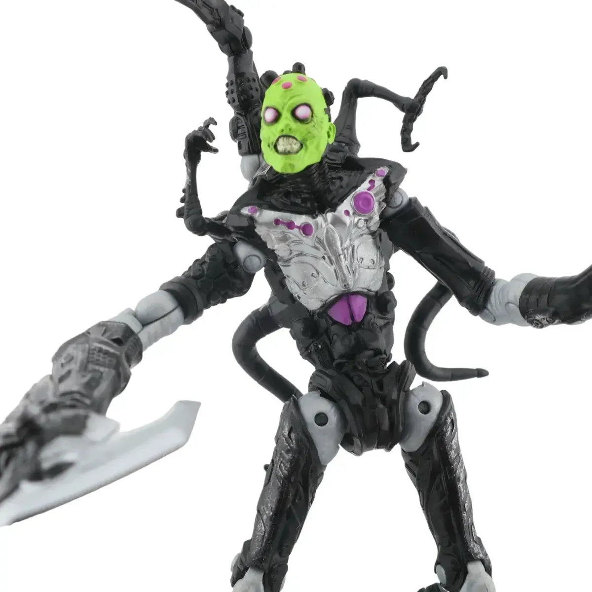 DC Comics [Superman: Ghosts of Krypton] - Brainiac Action Figure with Comic Book (7", Platinum Edition) - McFarlane Toys - Page Punchers Series - Image 4