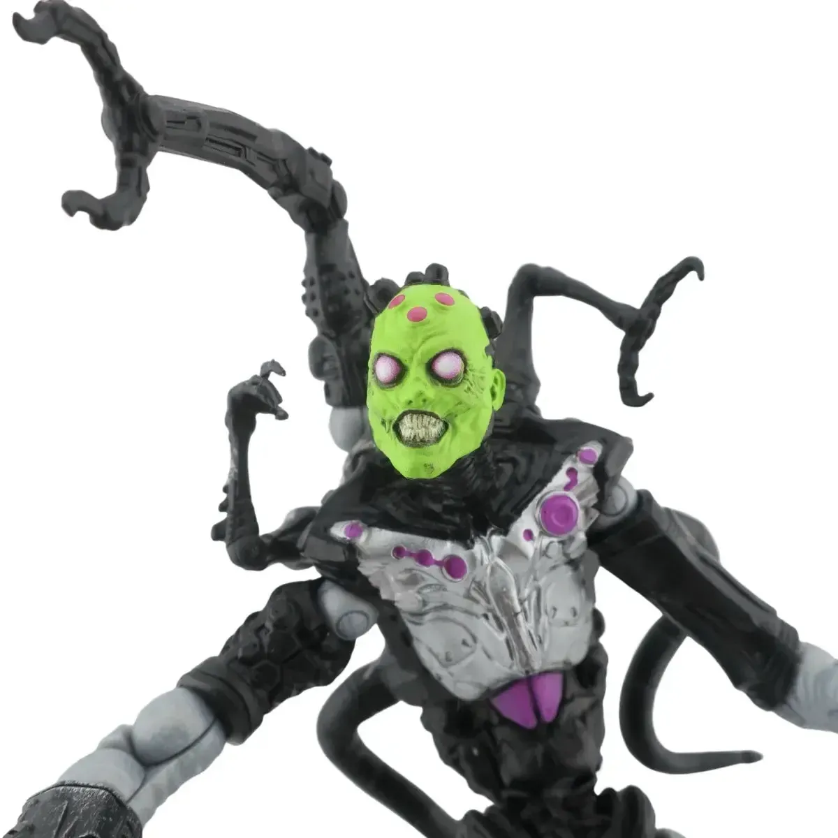 DC Comics [Superman: Ghosts of Krypton] - Brainiac Action Figure with Comic Book (7", Platinum Edition) - McFarlane Toys - Page Punchers Series - Image 6