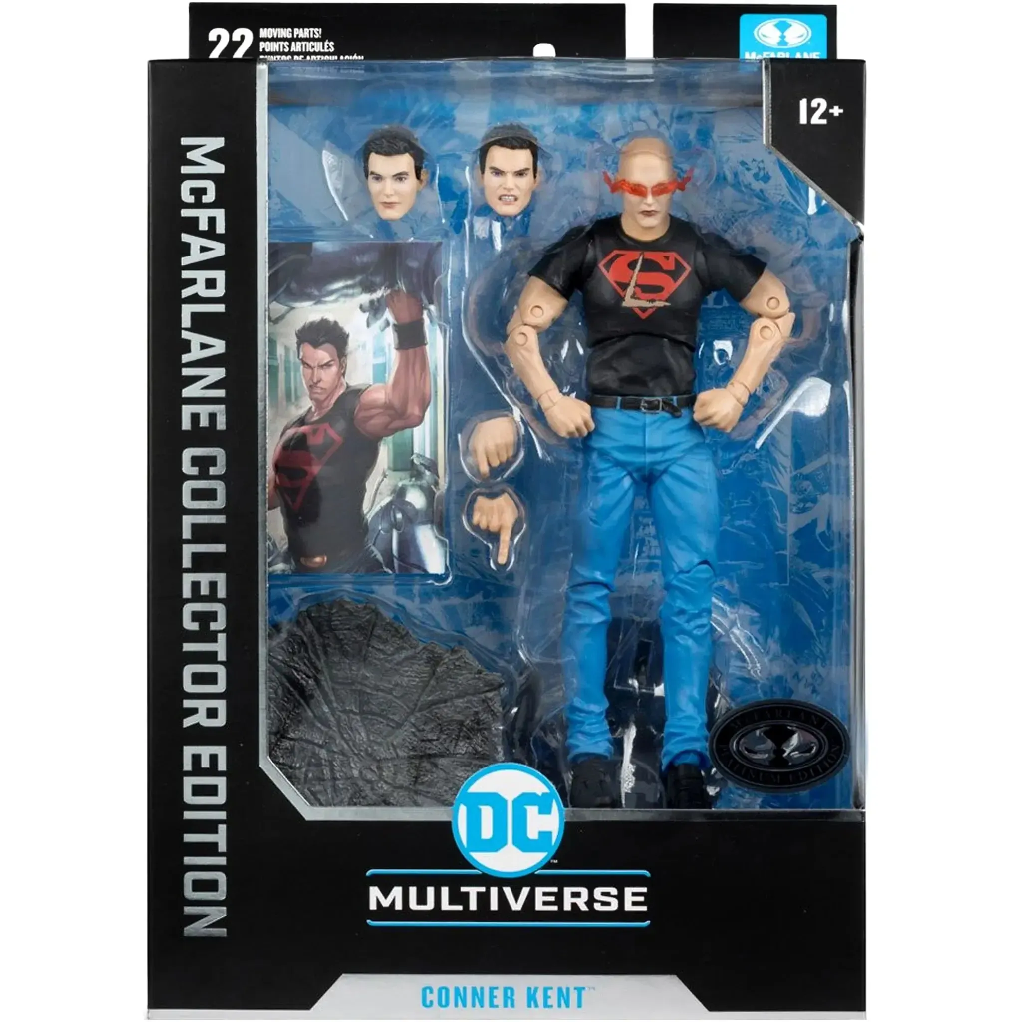 DC Comics [Teen Titans] - Conner Kent Action Figure (7") - McFarlane Toys - McFarlane Collector Edition, DC Multiverse Series (15), Platinum Edition - (2024)