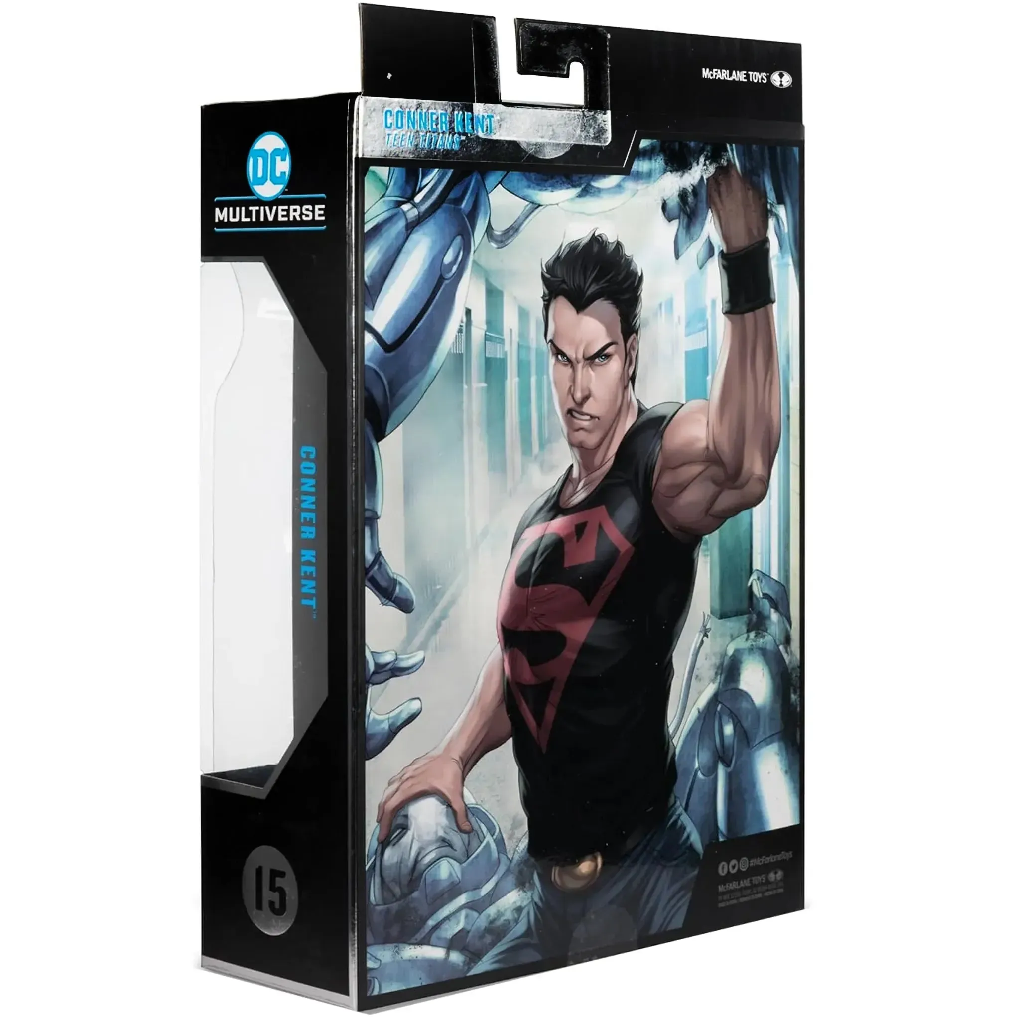DC Comics [Teen Titans] - Conner Kent Action Figure (7") - McFarlane Toys - McFarlane Collector Edition, DC Multiverse Series (15), Platinum Edition - (2024) - Image 3