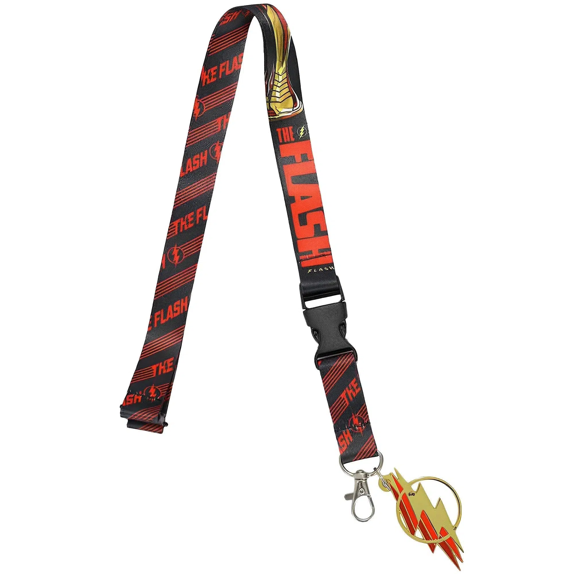 DC Comics: "The Flash" Worlds Collide - Lightning Bolt Lanyard - Bioworld - Image 2