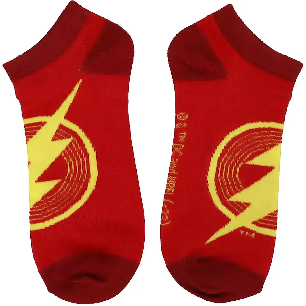 DC Comics [The Flash: Worlds Collide] - Lightning Bolt Women's Ankle Socks (5 Pairs) - Bioworld - Image 7