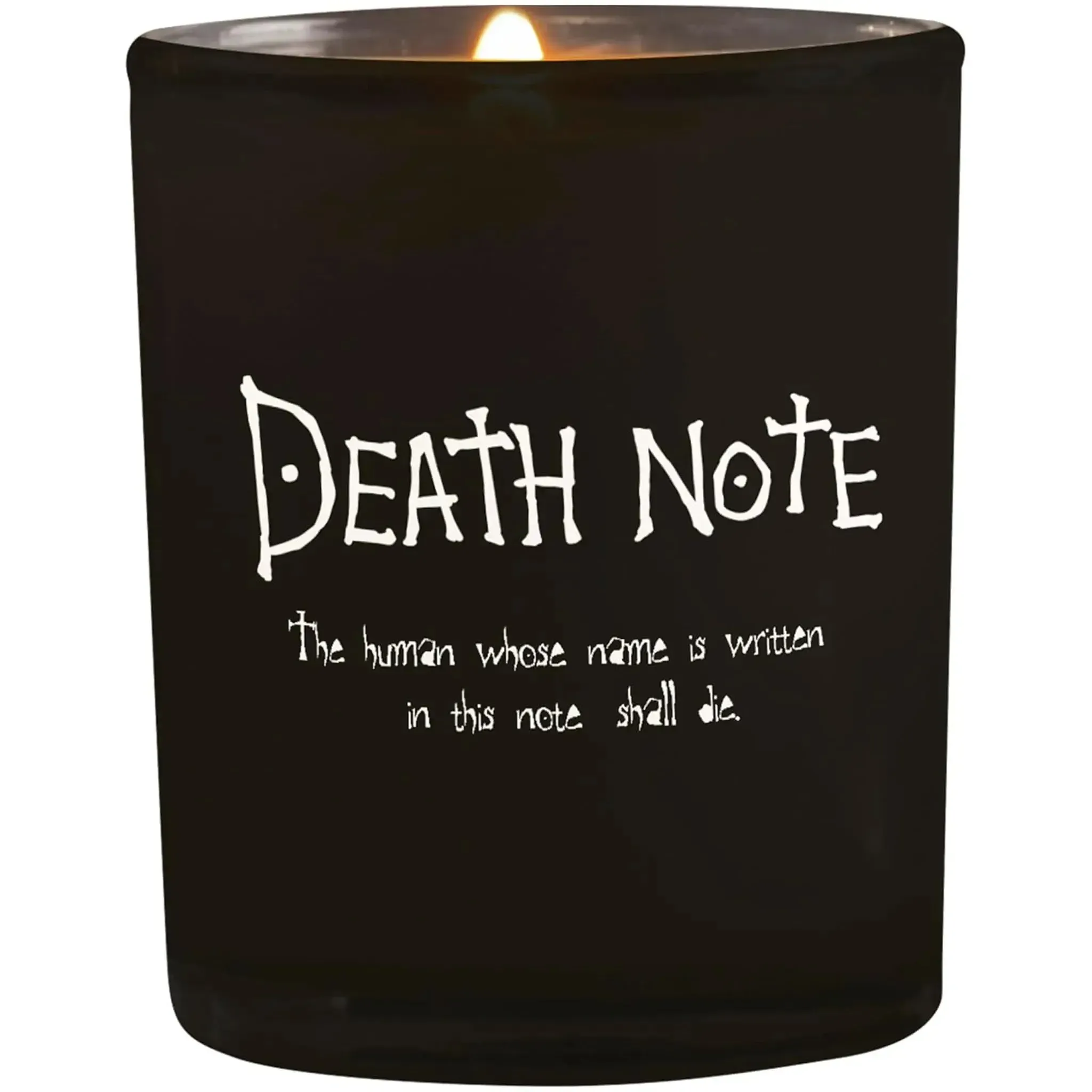 Death Note - Light, Ryuk & Death Note Rules Wax Candle Glass Jar (3.5", 30 Hours Burn Time) - ABYstyle - Image 2