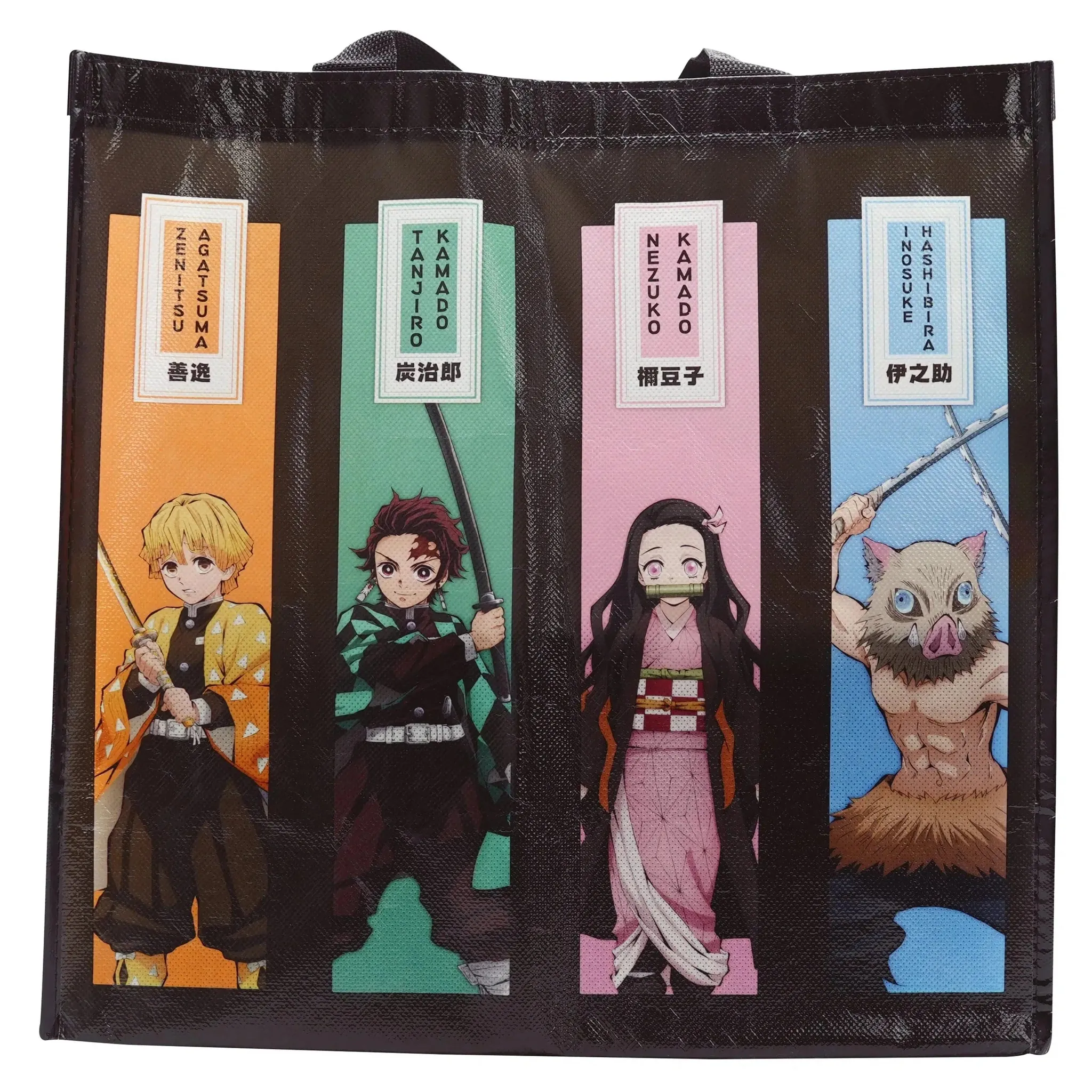 Demon Slayer - Inosuke, Zenitsu, Nezuko & Tanjiro Tote Shopping Bag - ABYstyle - Image 3