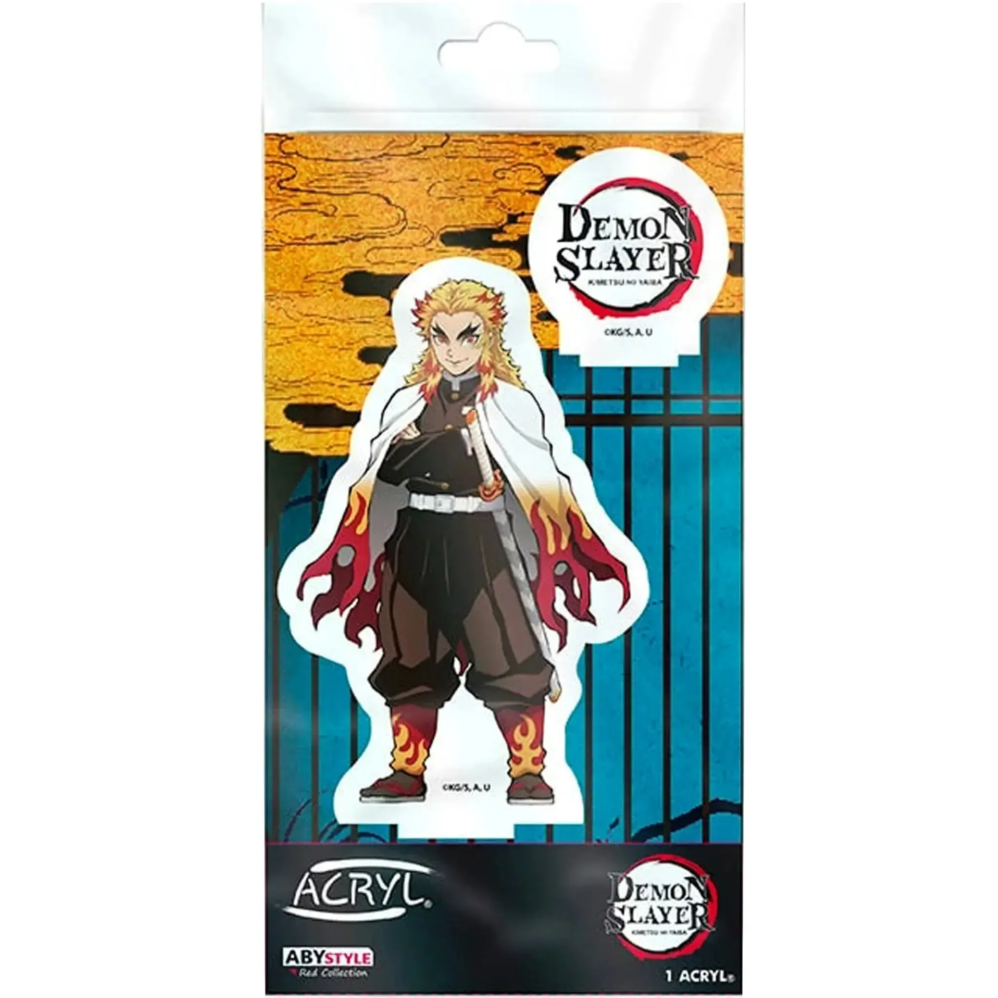 Demon Slayer: Kimetsu no Yaiba - Flame Hashira Rengoku Kyojuro Standee Figure (3.75" Acrylic) - ABYstyle - Acryl Series