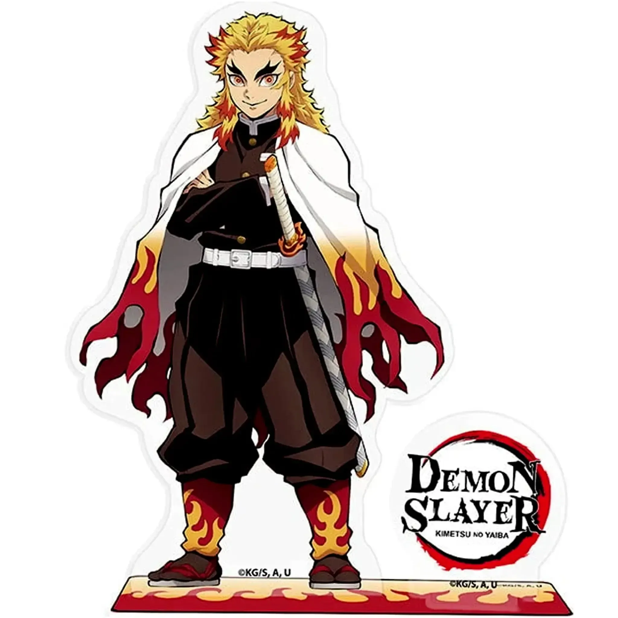 Demon Slayer: Kimetsu no Yaiba - Flame Hashira Rengoku Kyojuro Standee Figure (3.75" Acrylic) - ABYstyle - Acryl Series - Image 2
