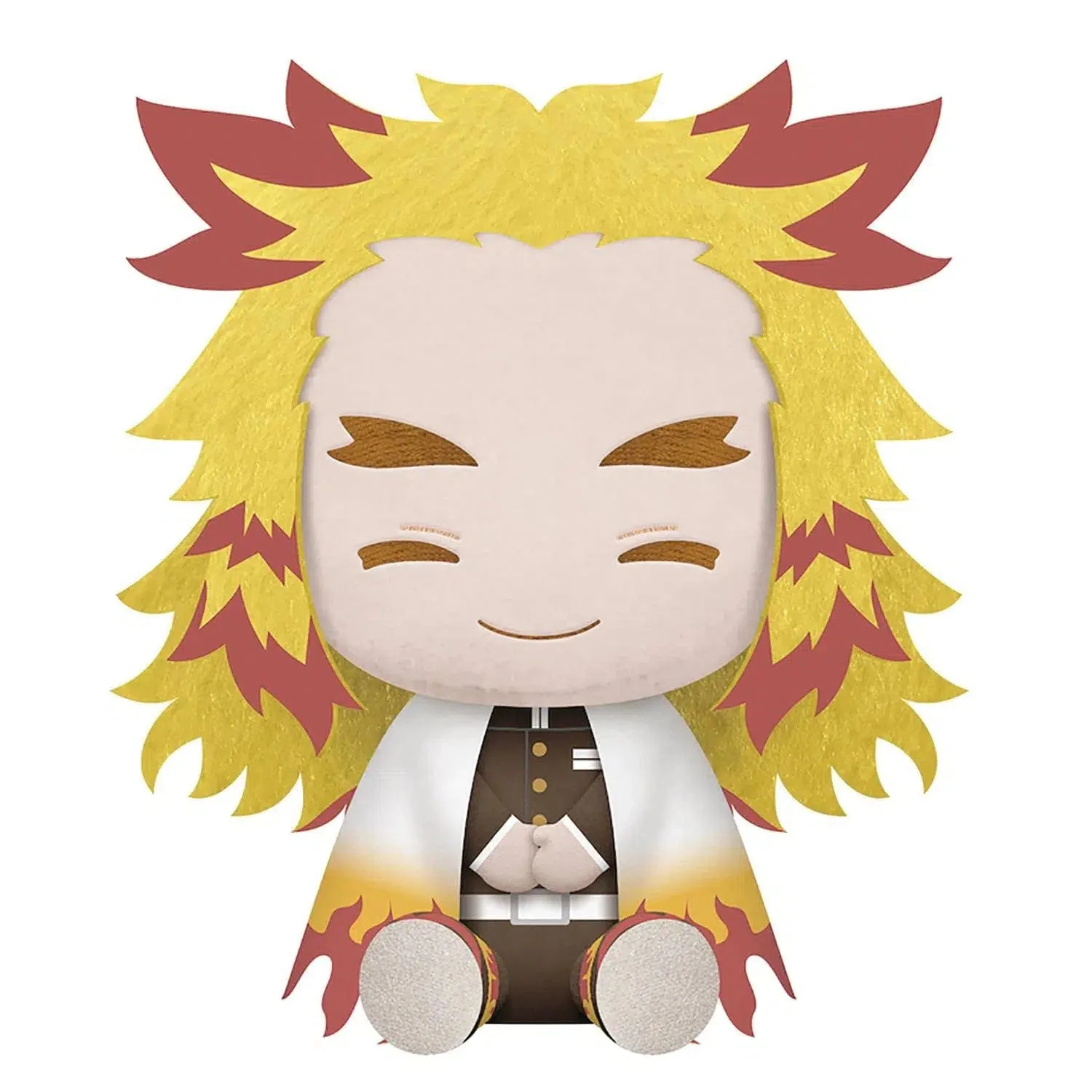 Demon Slayer - Sitting Kyojuro Rengoku Plush (8") - Bandai Spirits [Banpresto]