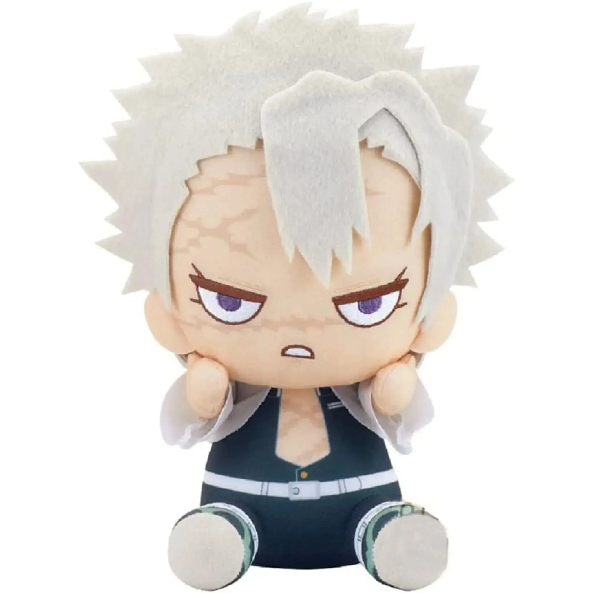 Demon Slayer - Sitting Sanemi Shinazugawa Plush (8") - Bandai Spirits [Banpresto]