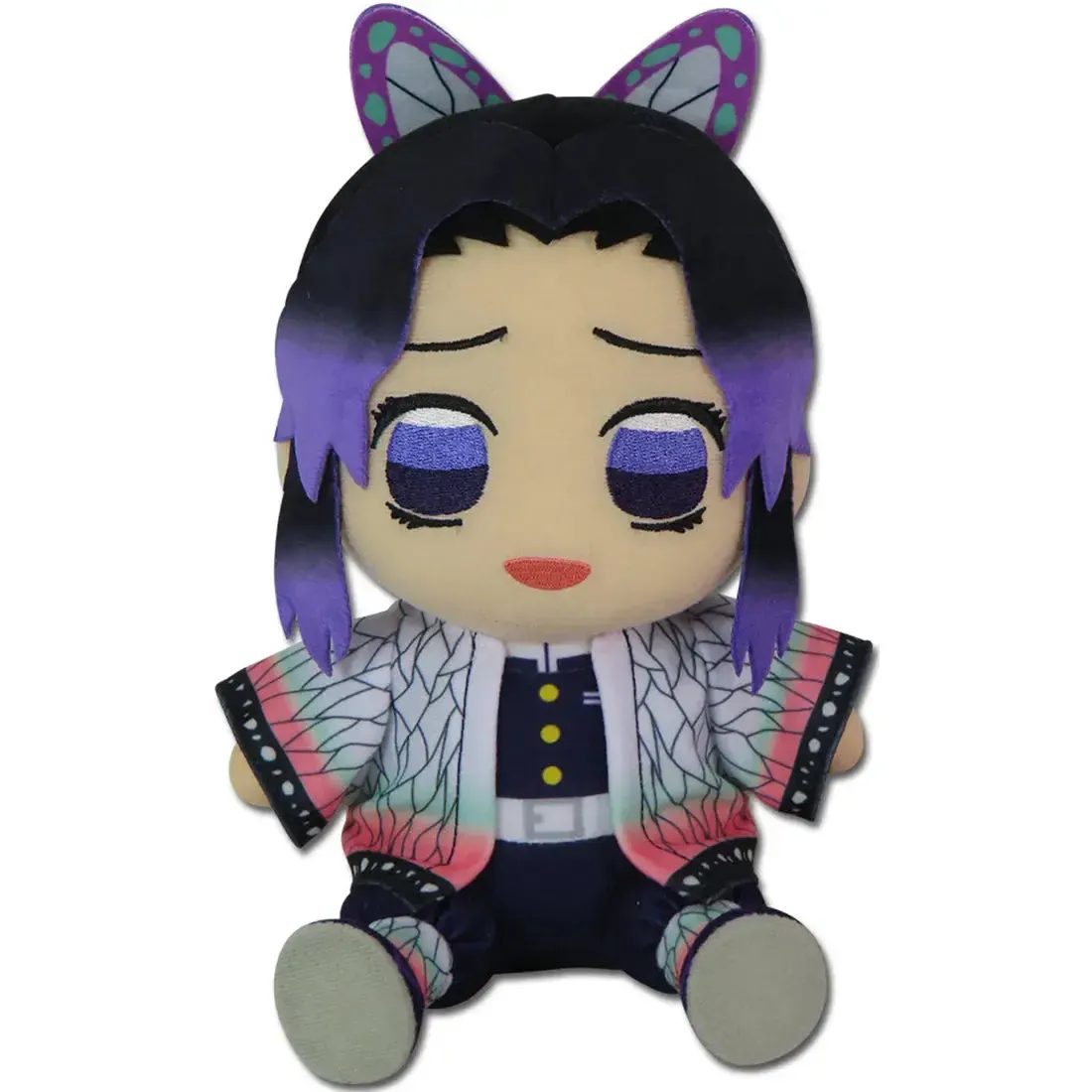 Demon Slayer - Sitting Shinobu Kocho Plush (7") - Great Eastern Entertainment