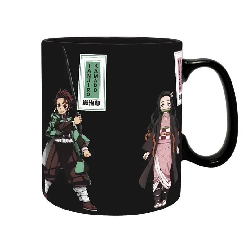 Demon Slayer - Tanjiro, Nezuko, Inosuke & Zenitsu Magic Heat-Change Mug (Ceramic, 16 oz.) - ABYstyle - Image 4