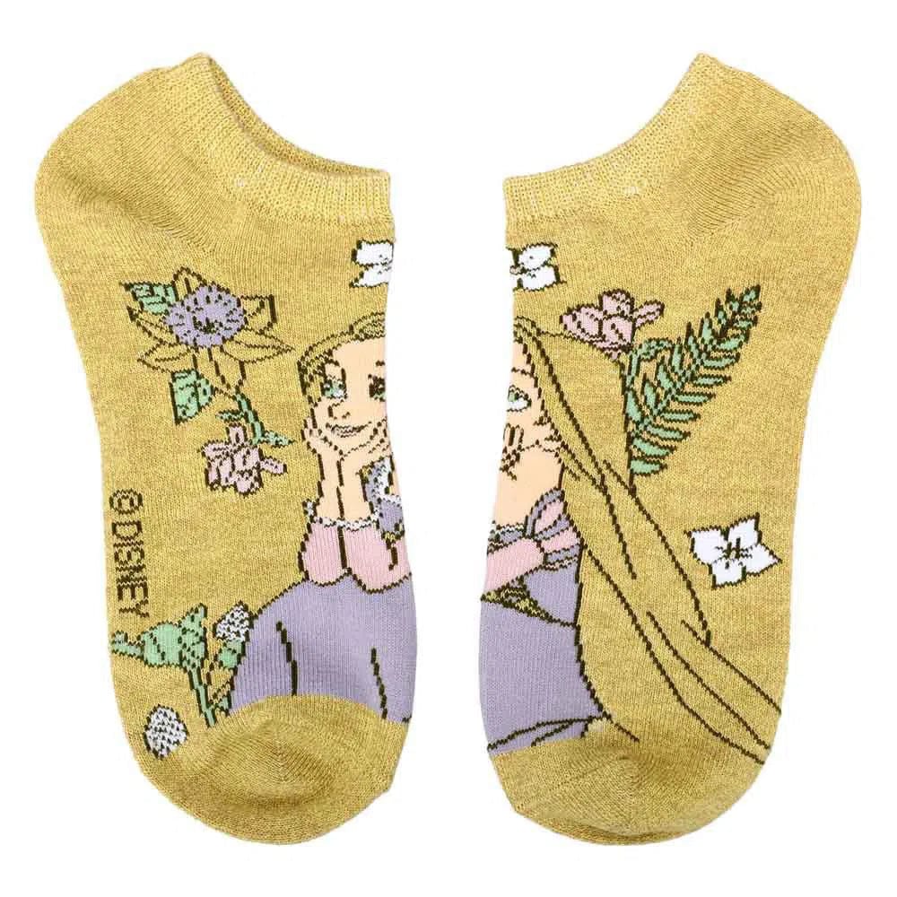 Disney - Princess Floral Ankle Socks (5 Pairs) - Bioworld - Image 7