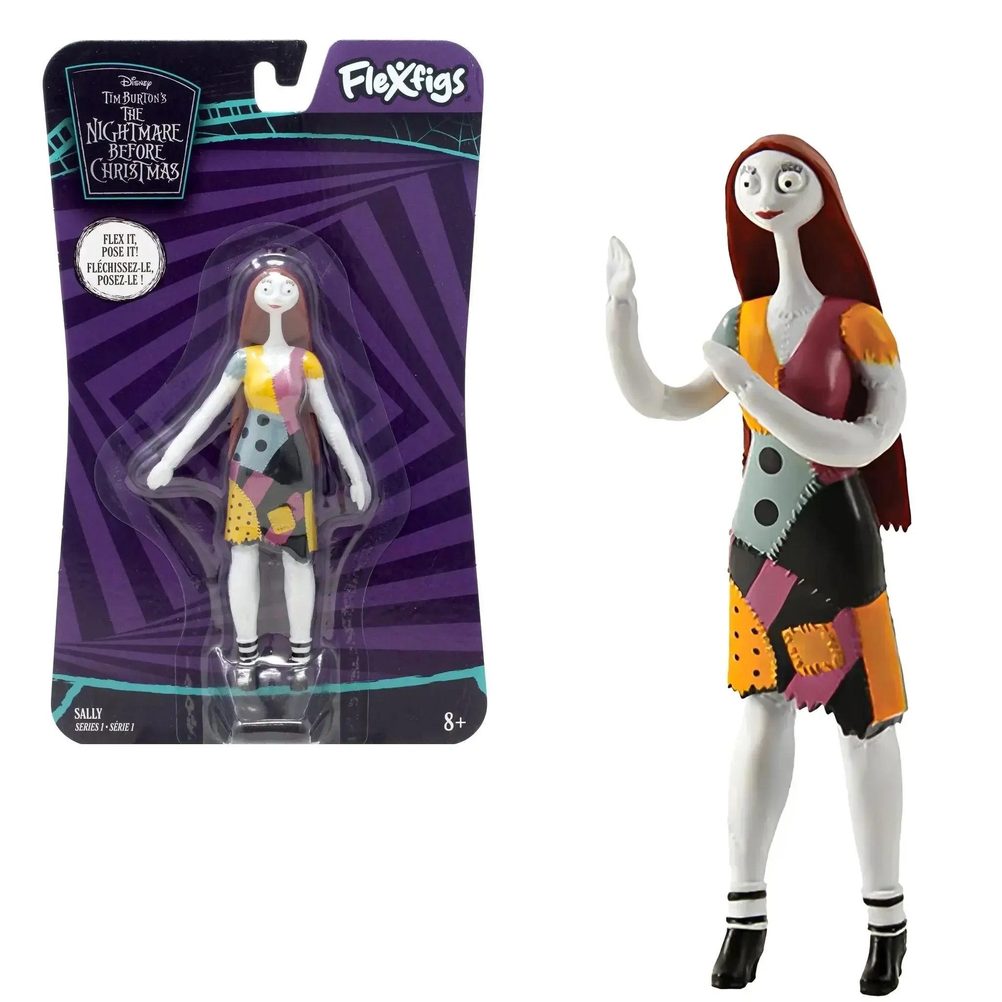 Disney [The Nightmare Before Christmas] - Sally Bendable Action Figure (5") - TCG Toys - Flexfigs Series 1 - (2024) - Image 4