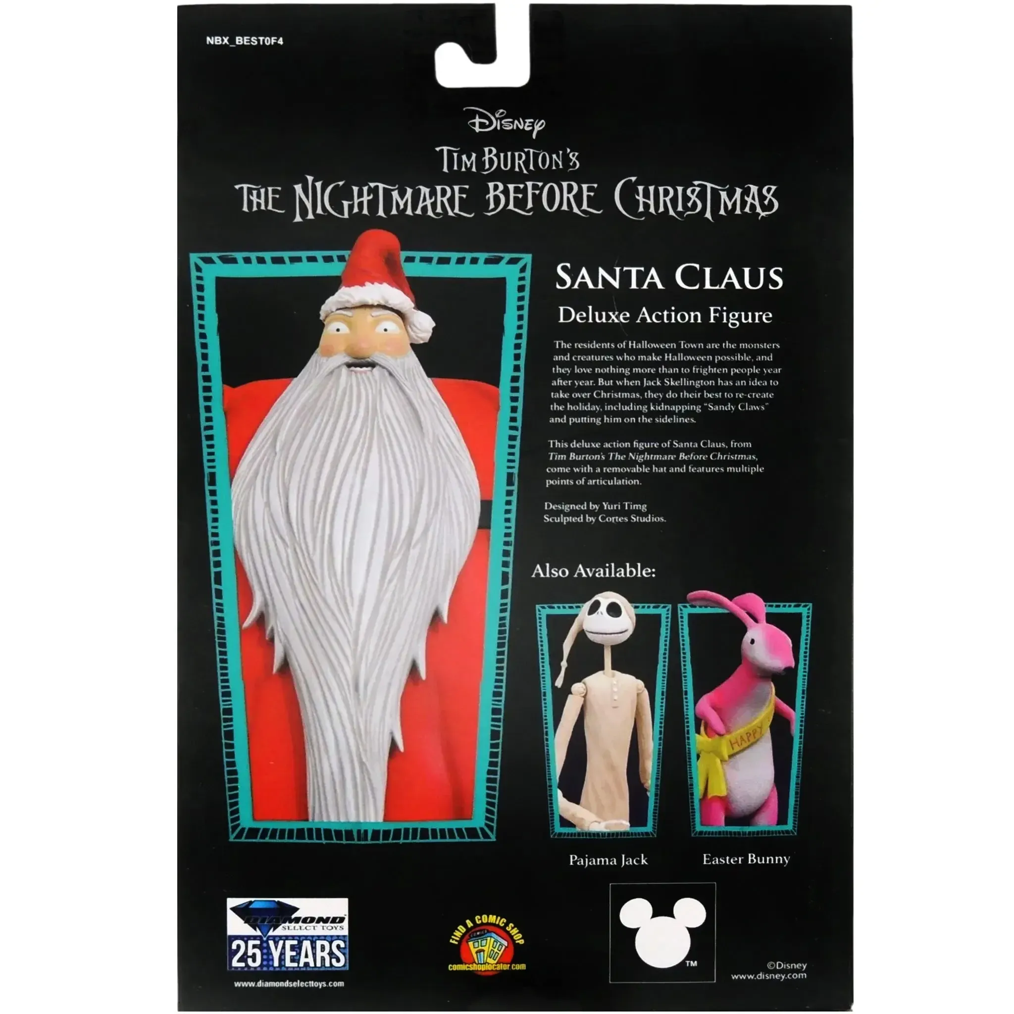 Disney [The Nightmare Before Christmas] - Santa Claus Deluxe Action Figure (7.25") - Diamond Select Toys - (2024) - Image 3
