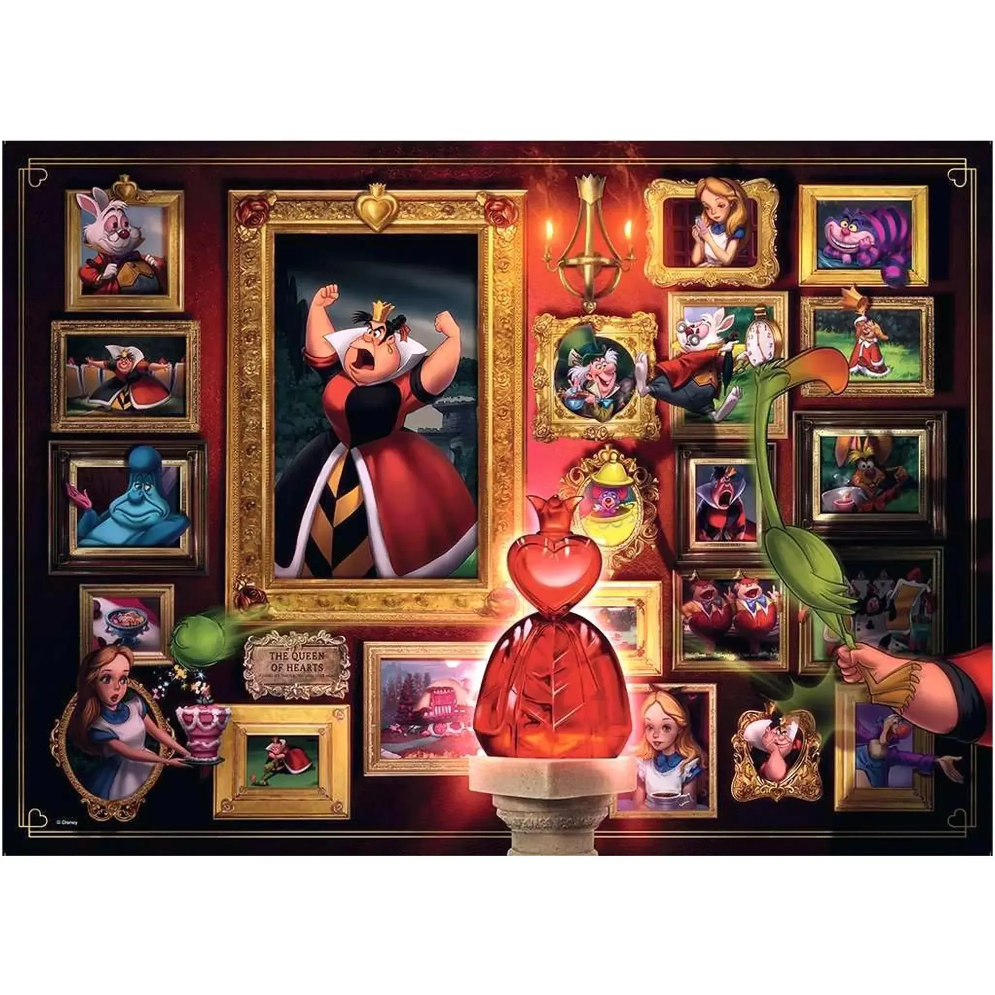 Disney: Villainous [Alice in Wonderland] - Queen of Hearts Jigsaw Puzzle (1000 Pieces) - Ravensburger - (2024) - Image 2