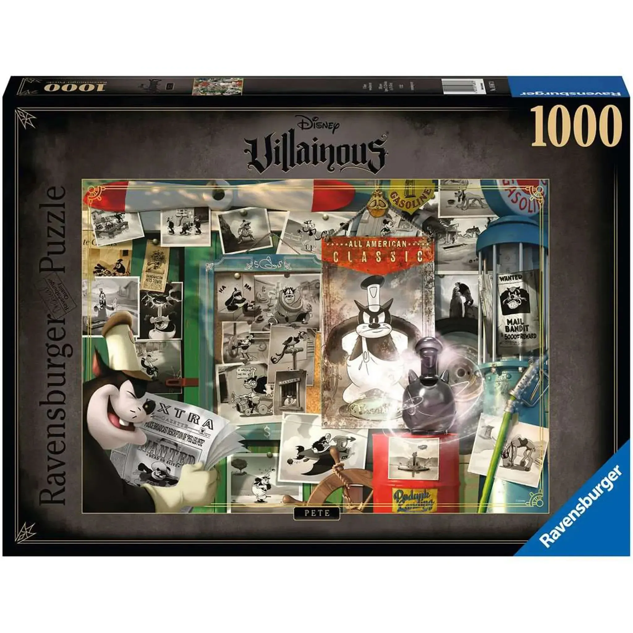 Disney [Villainous] - Artwork of Pete Jigsaw Puzzle (1000 Pieces) - Ravensburger - (2024)