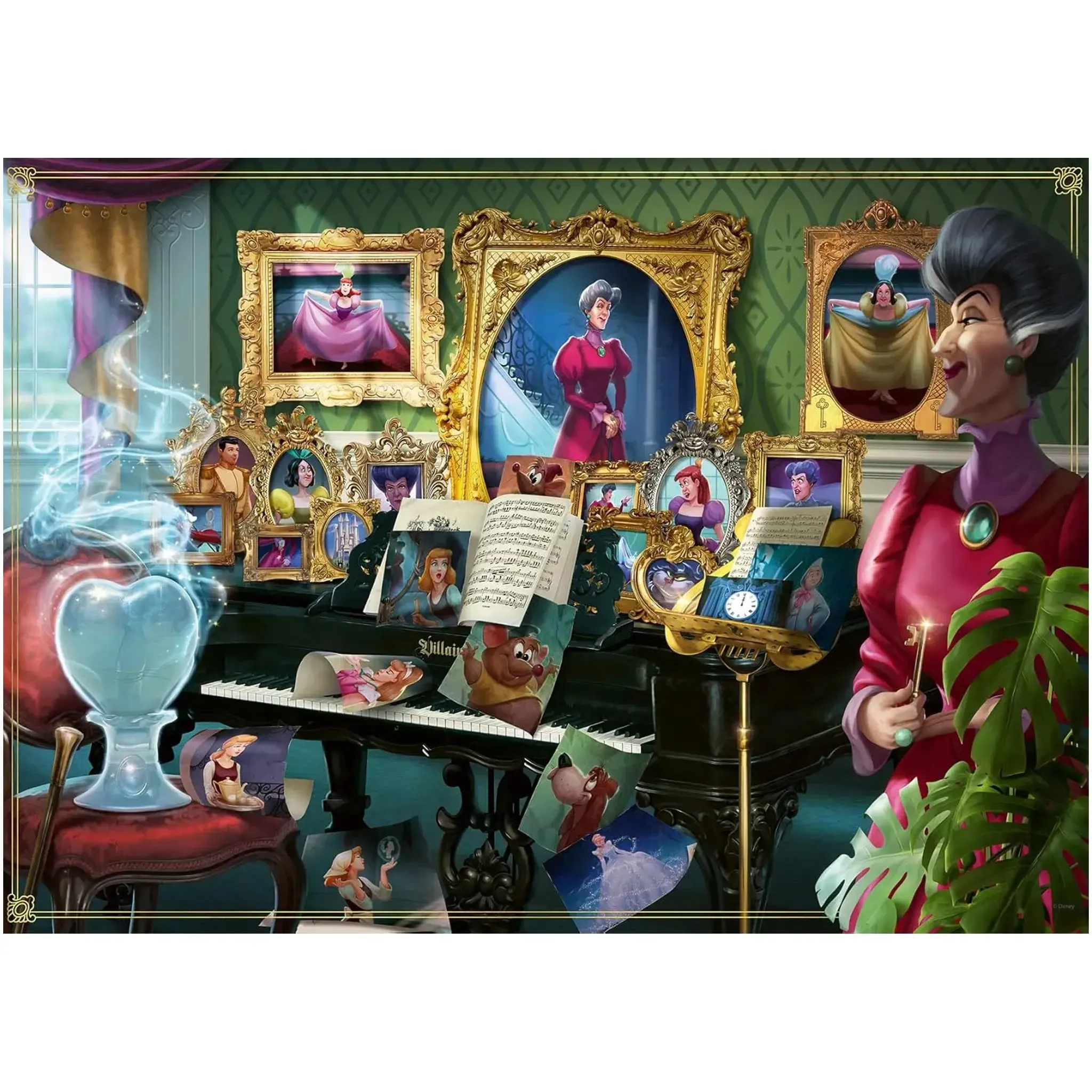 Disney: Villainous [Cinderella] - Lady Tremaine Jigsaw Puzzle (1000 Pieces) - Ravensburger - Image 2